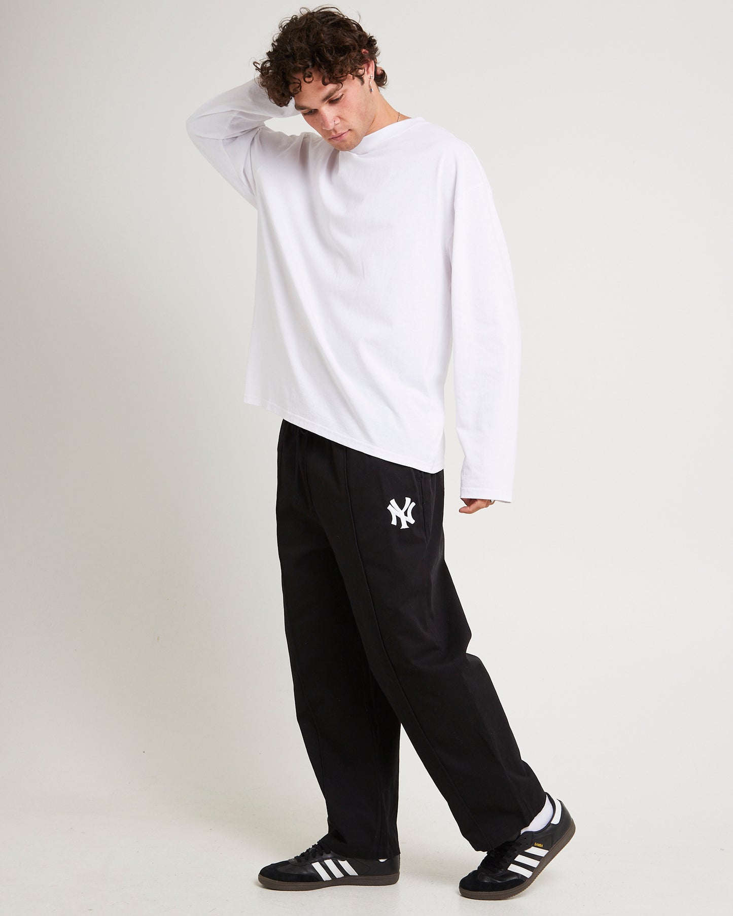 New York Yankees Pleated Track Pants