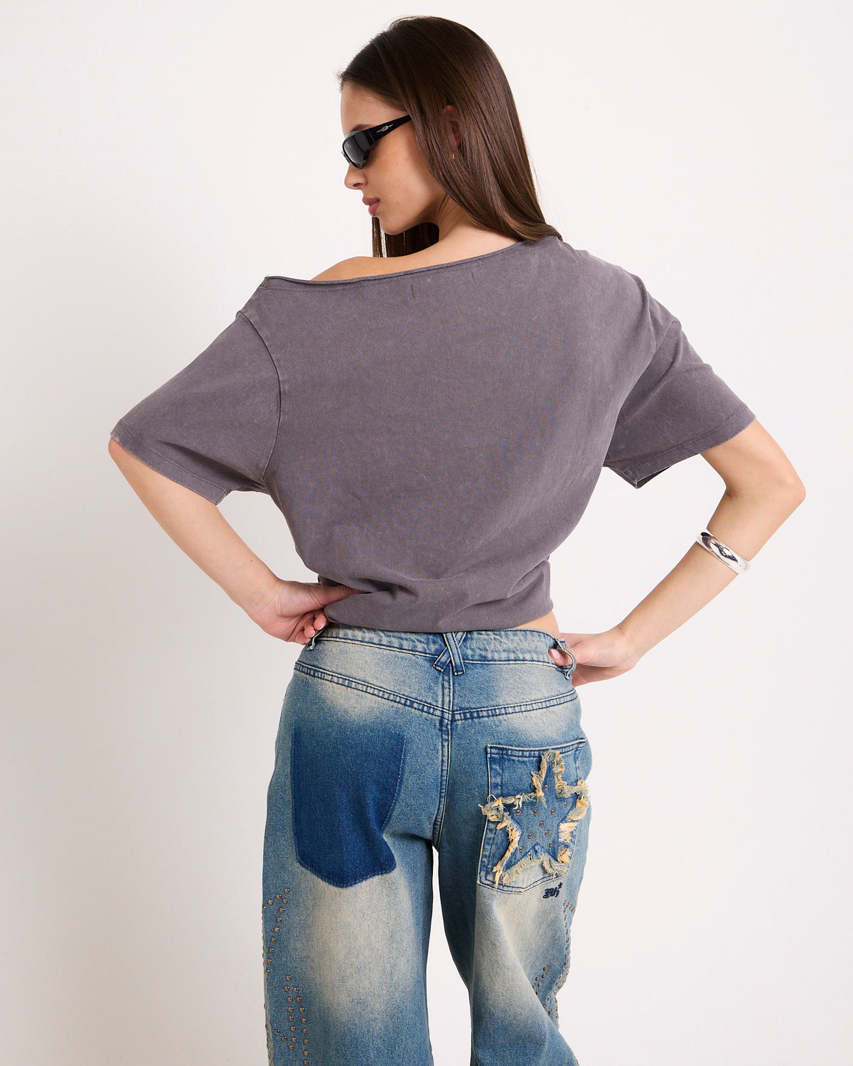 Eastvillage Assymetric T-Shirt GREY