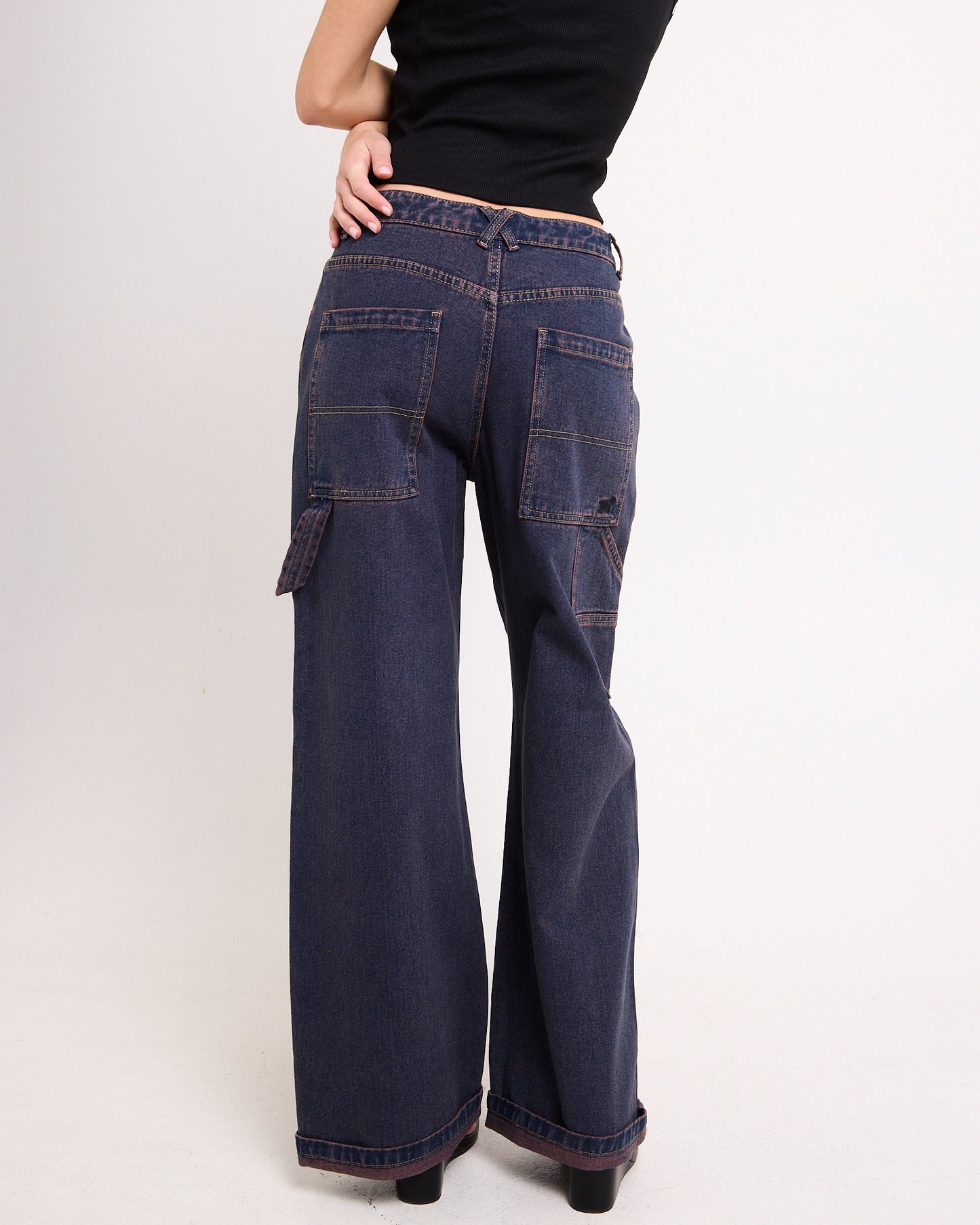 Baggy Double Knee Carpenter Denim Jeans