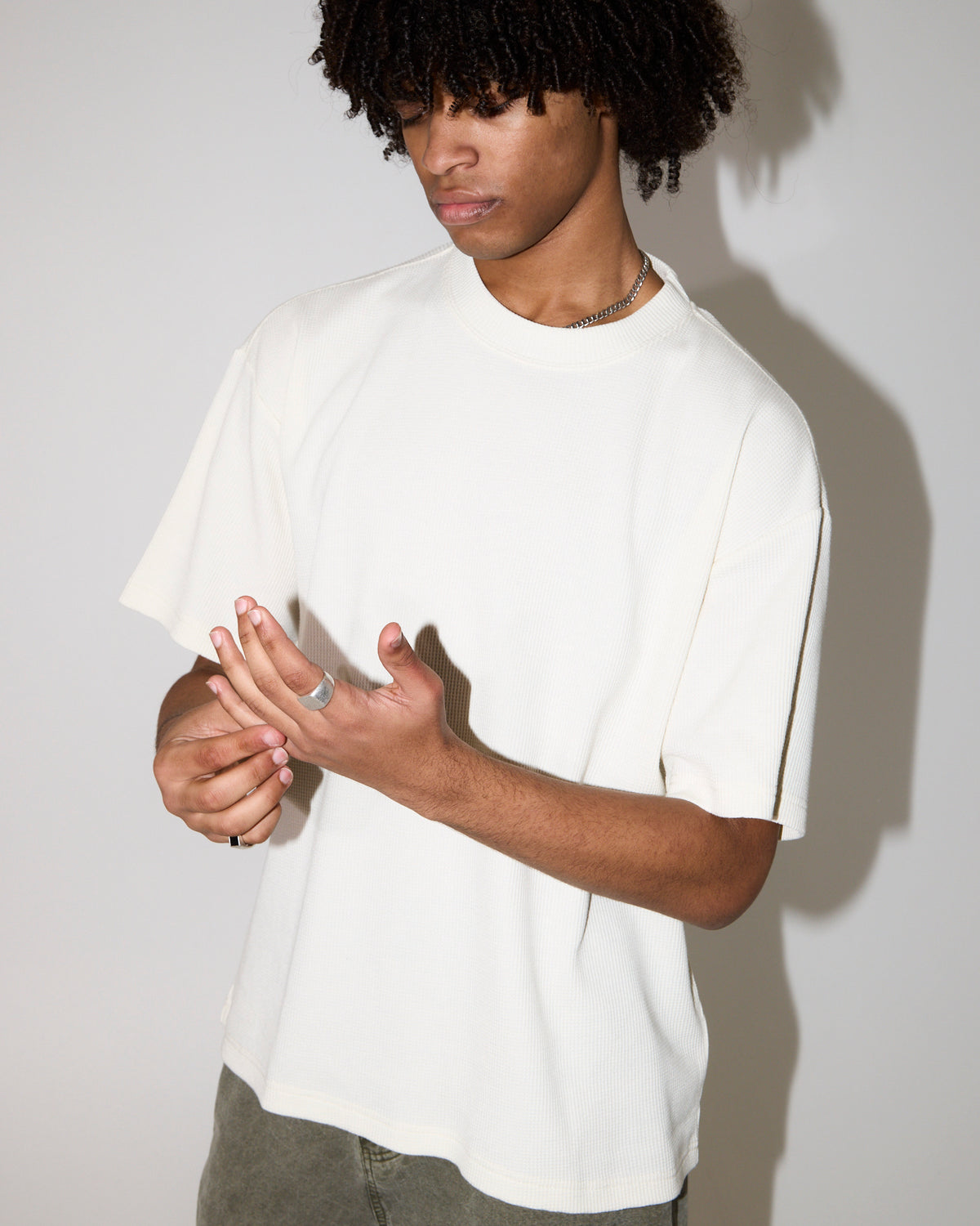 Waffle Crop T-Shirt