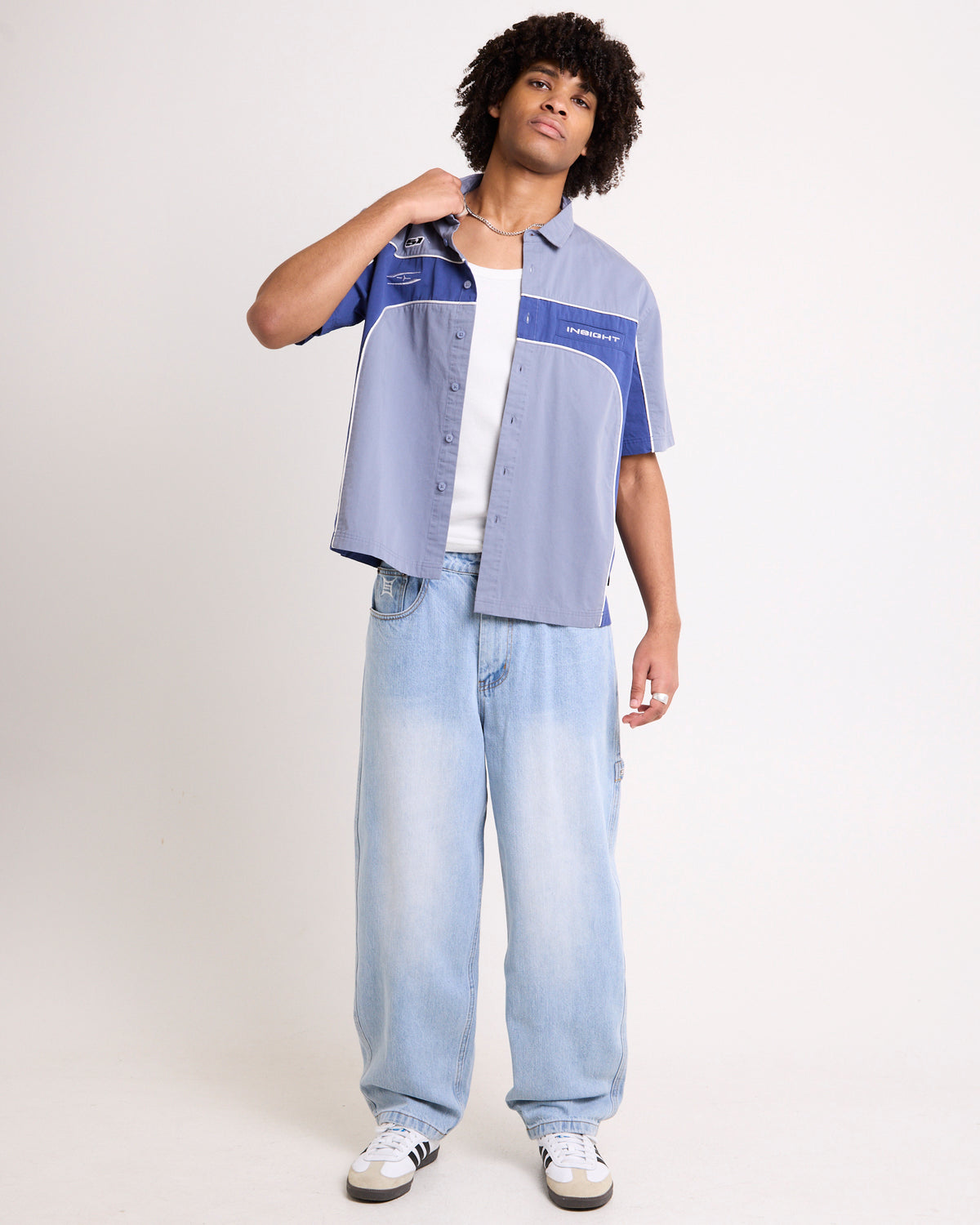 Axel Panelled Short Sleeve Shirt