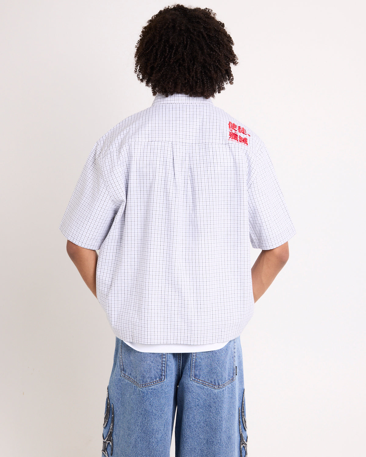 Killah Short Sleeve Shirt GREY CHECK