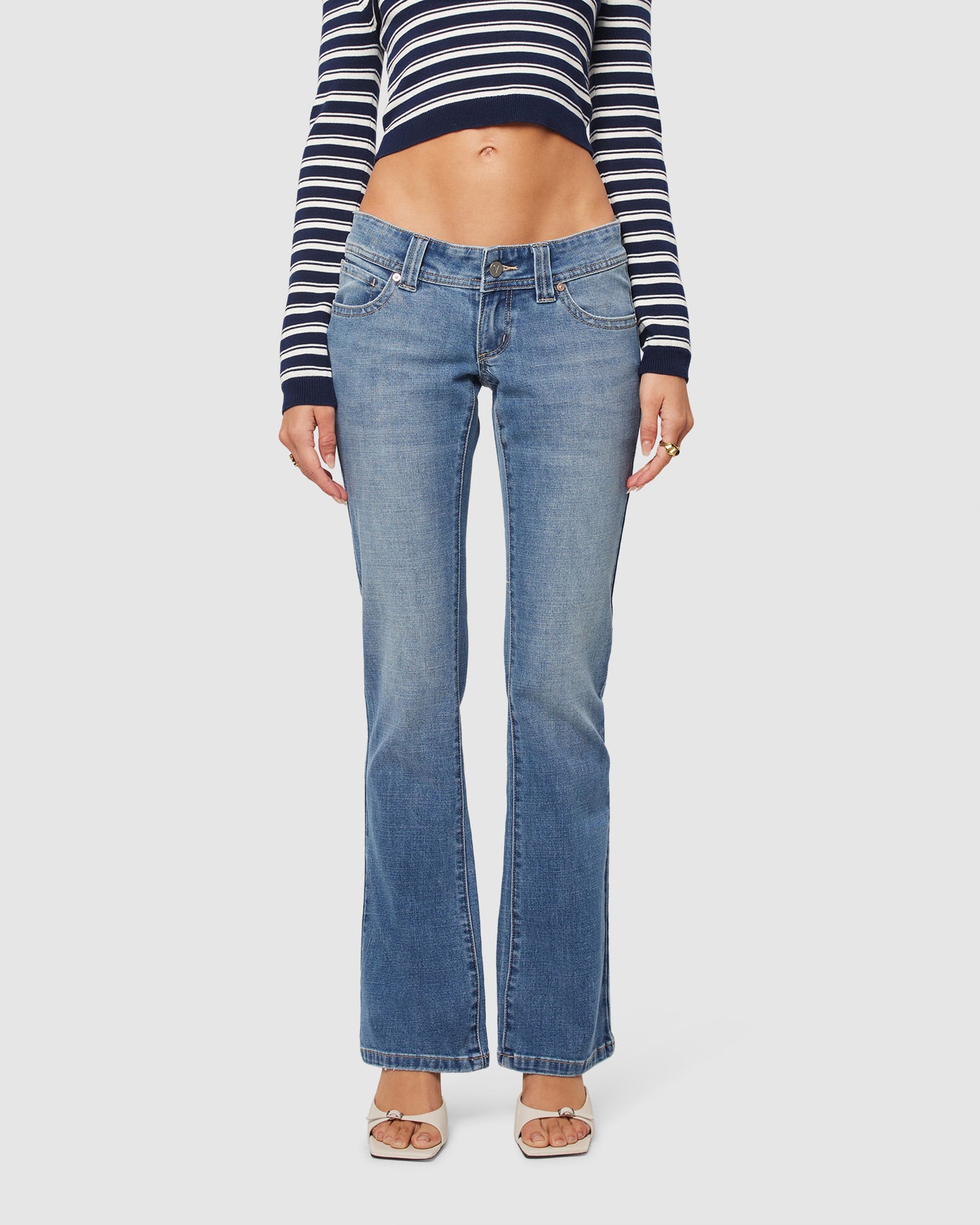 00 Super Low Kick Denim Jeans Shannon