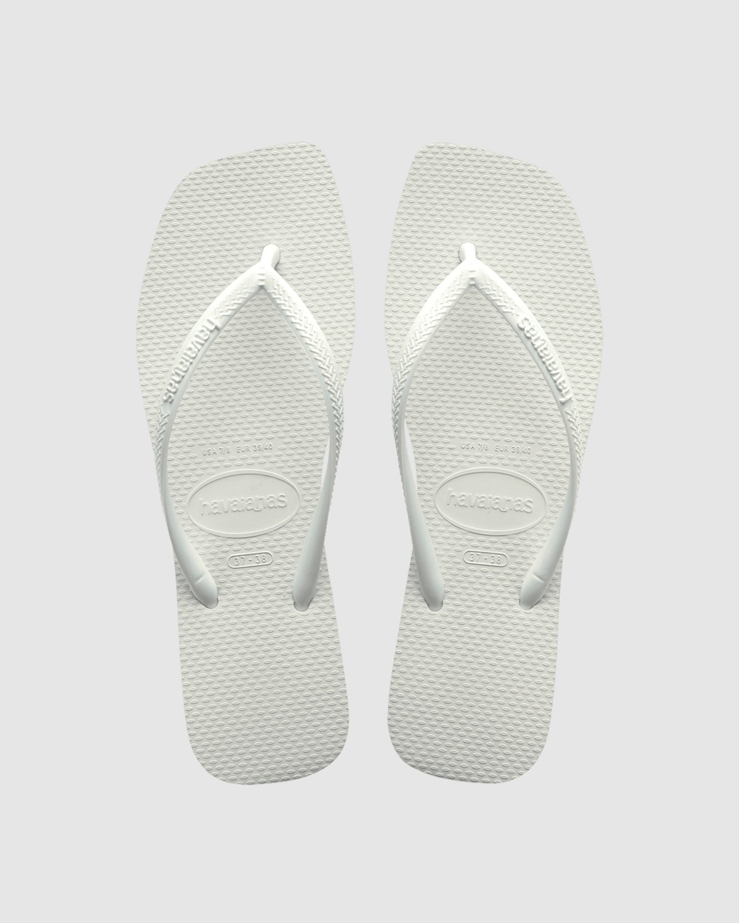 Slim Square Flip Flops