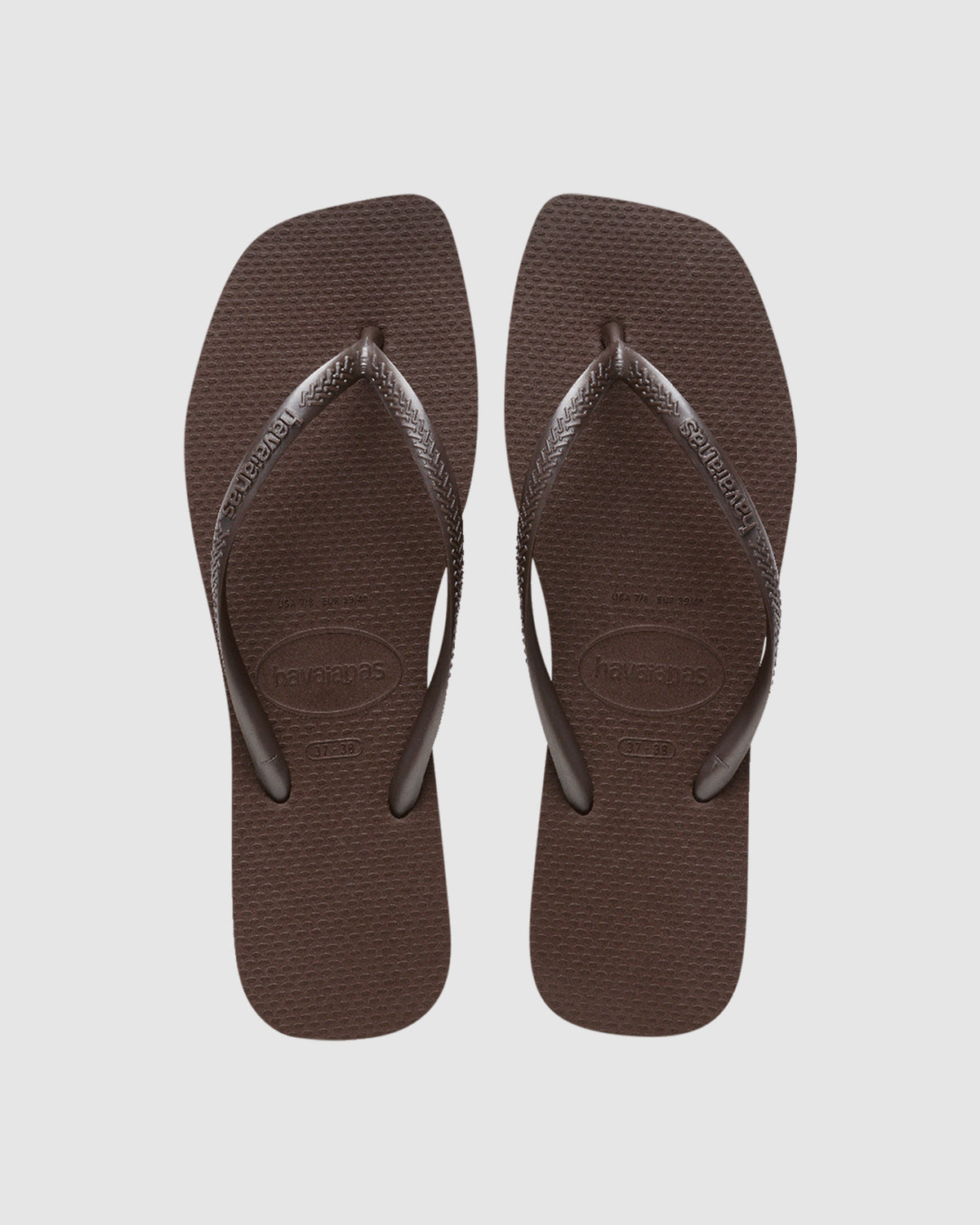 Slim Square Flip Flops
