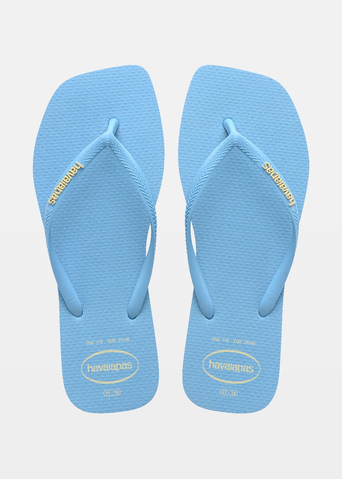 Slim Square Logo Pop Up Flip Flops