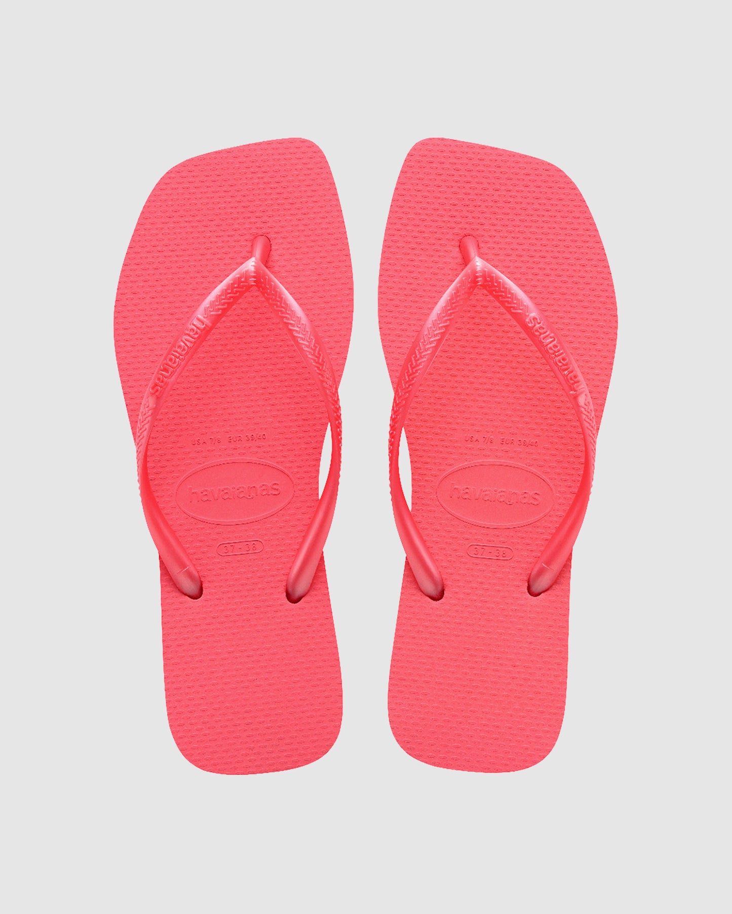 Slim Square Flip Flops