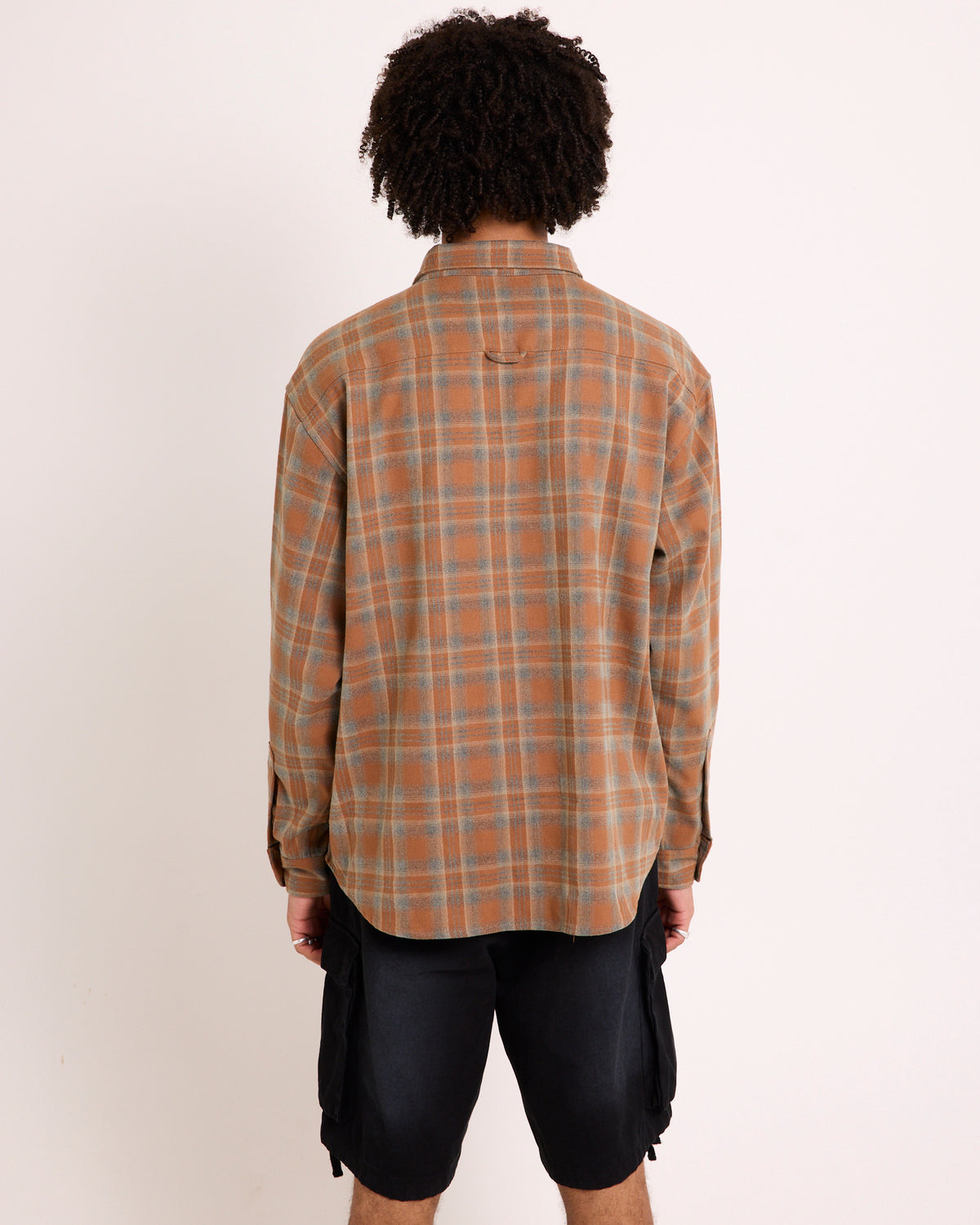 Plaid Long Sleeve Overshirt