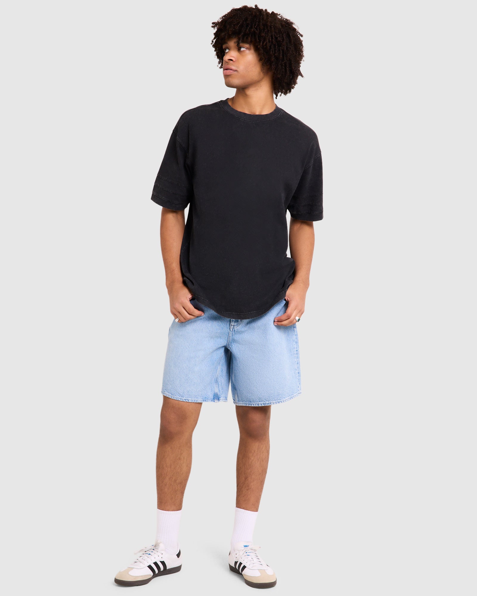 L-Four Baggy Denim Shorts – General Pants Co.
