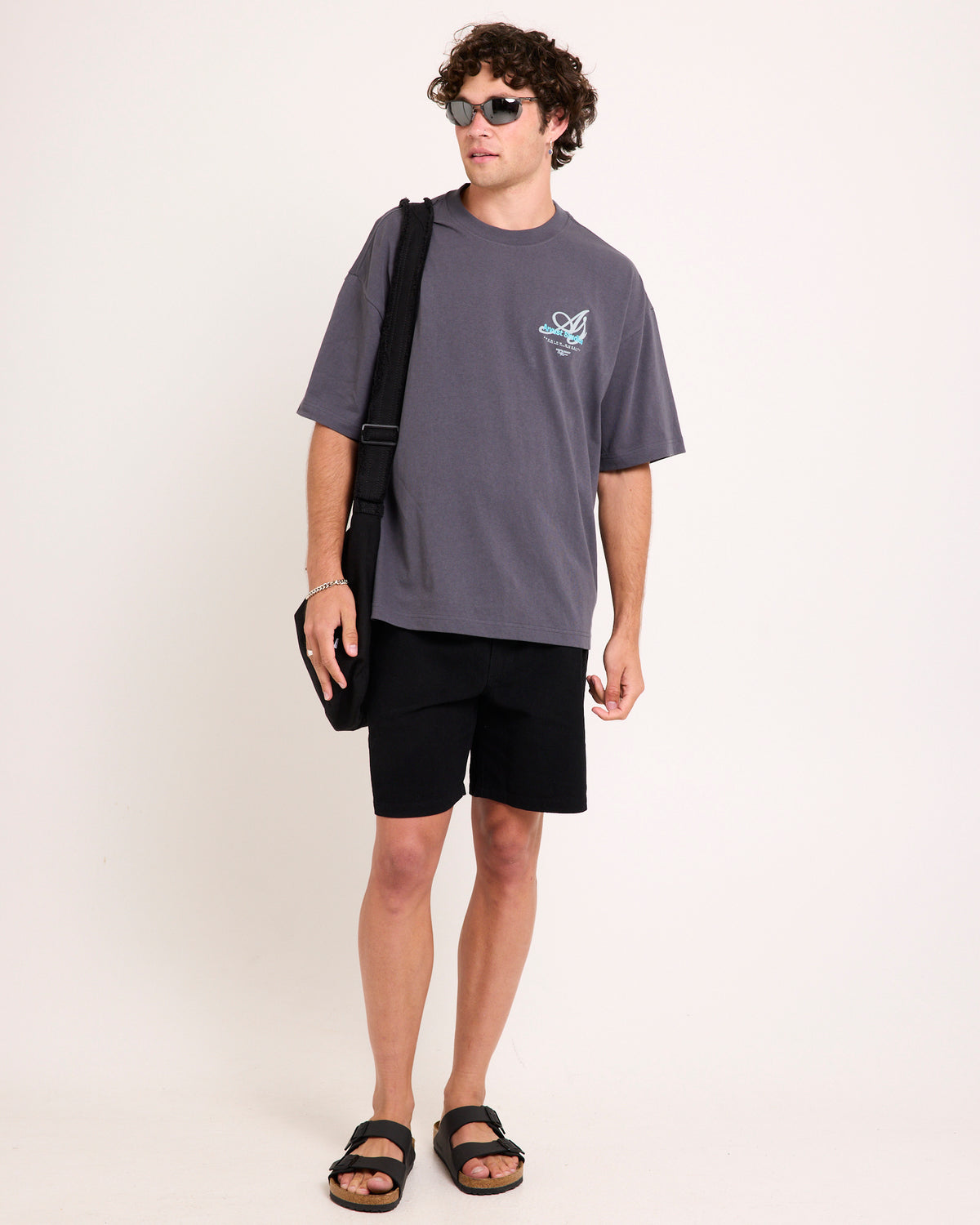 Studio Cropped T-Shirt GREY