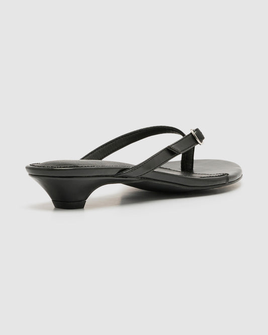 Noir Thong Heels BLACK