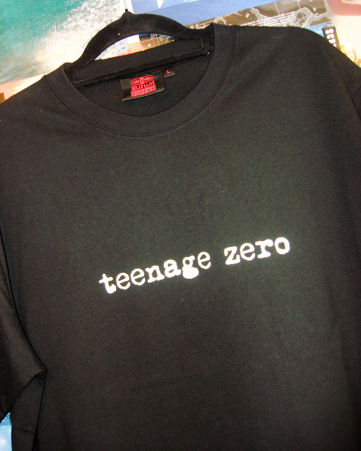Teenage Zero Short Sleeve T-Shirt BLACK