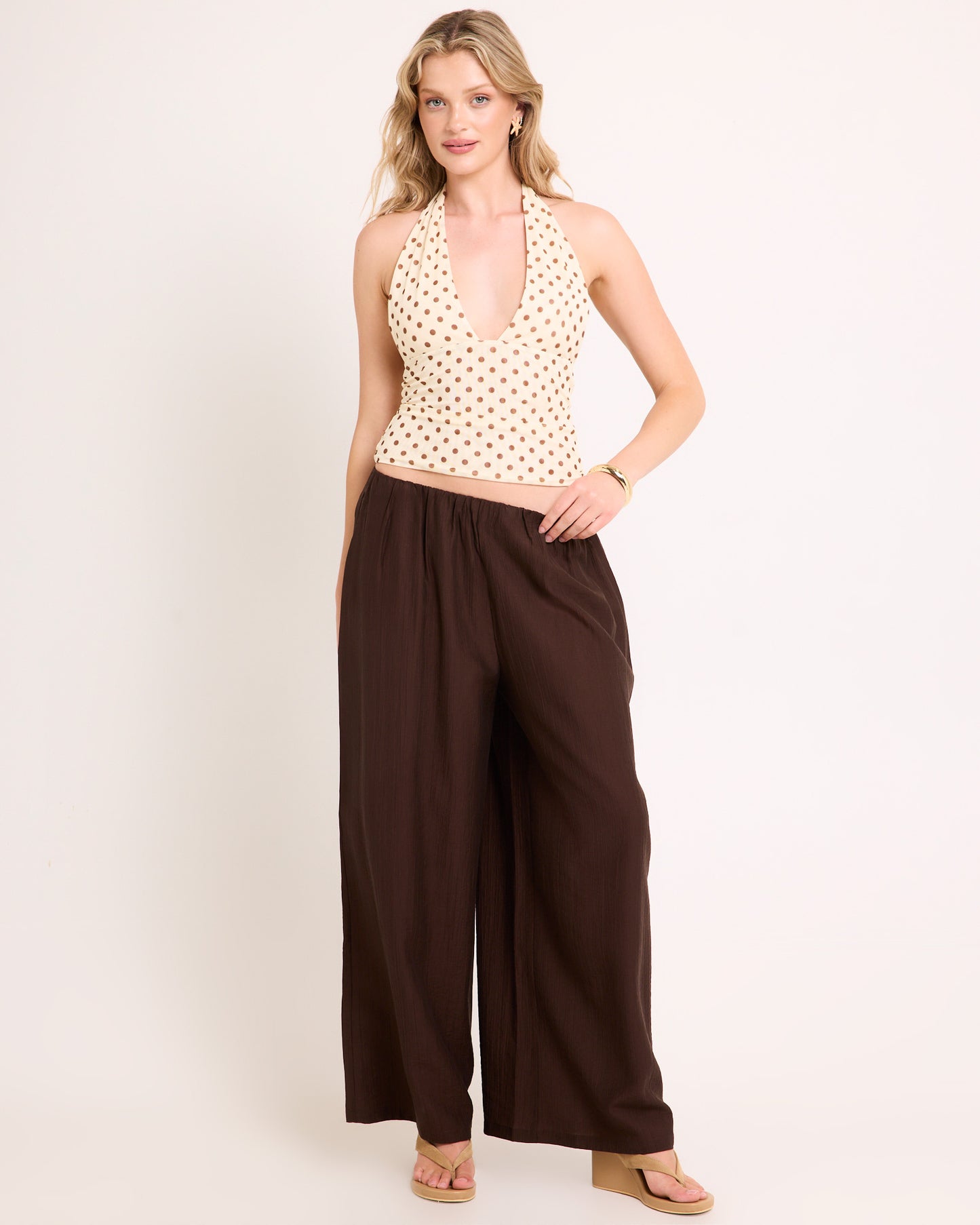 Ava Slinky Plunge Top