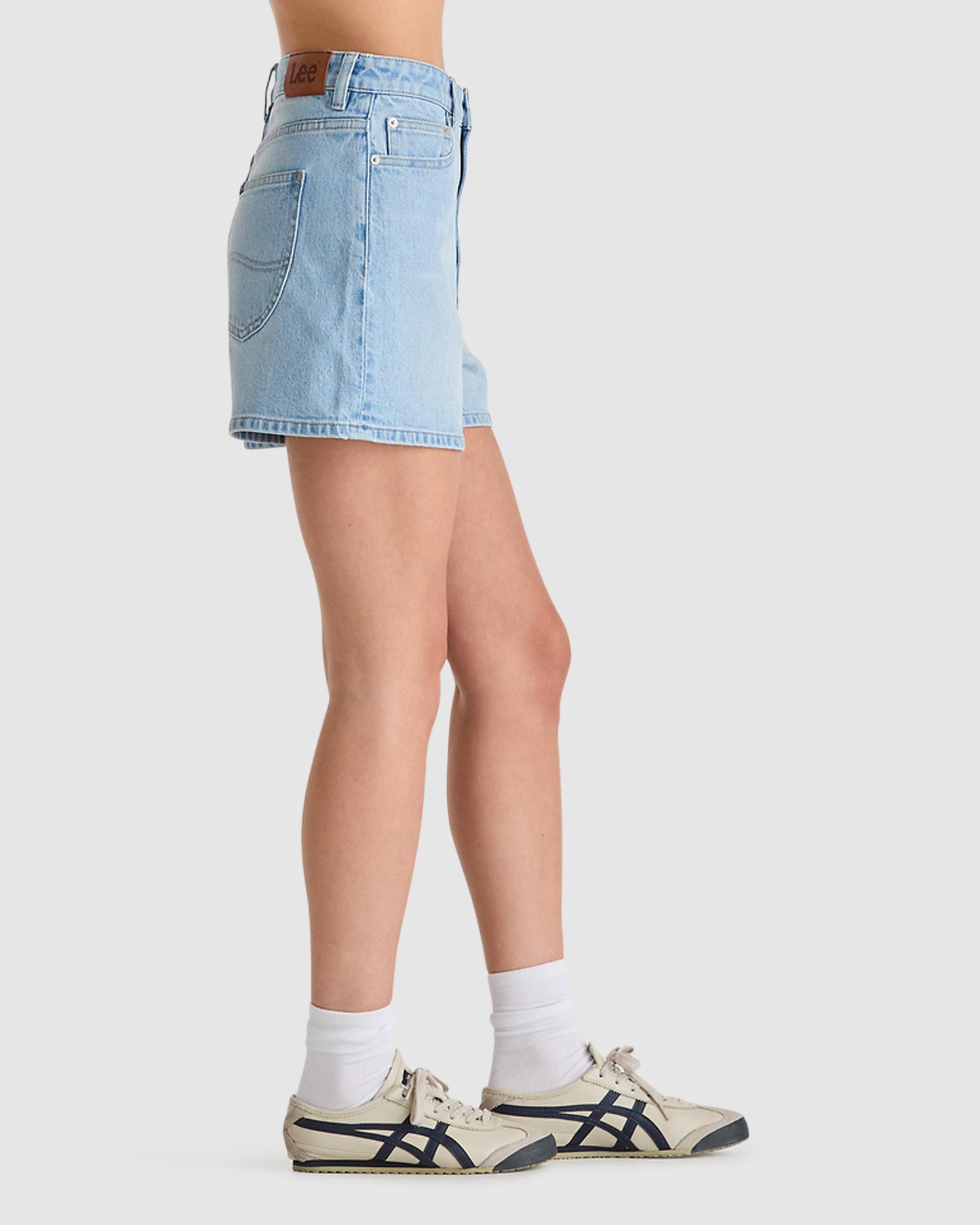 High Relaxed Denim Shorts