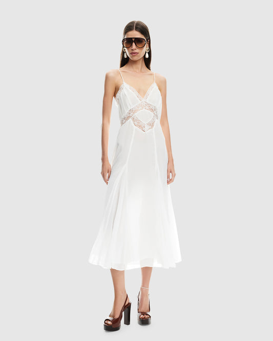Harmony Midi Dress PEARL