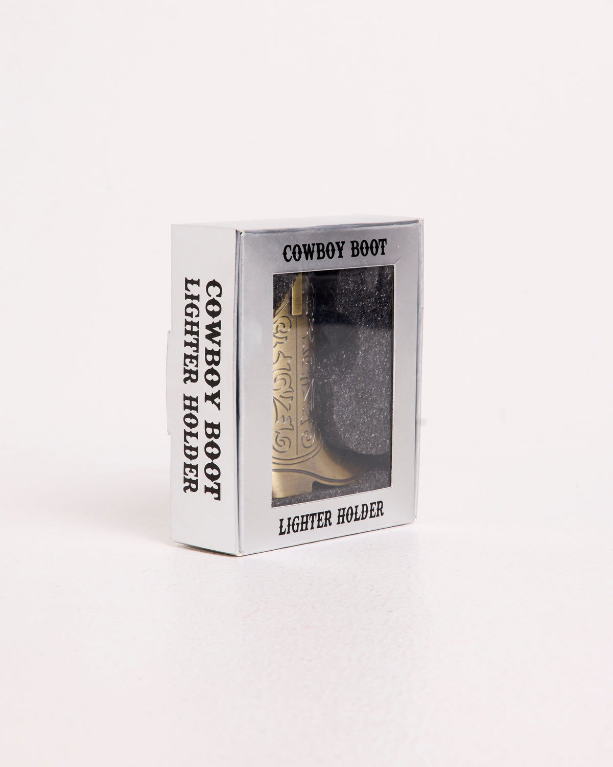 Cowboy Boot Lighter Holder BRASS