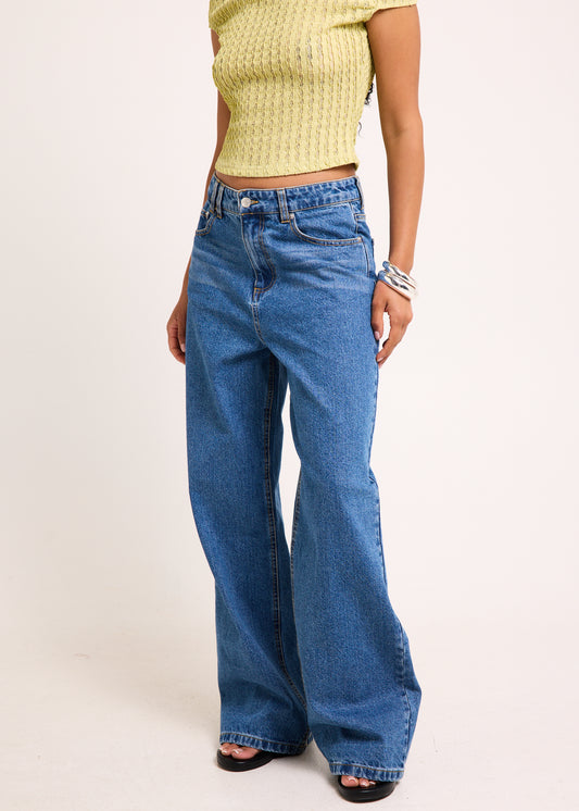 Suki Sailor Denim Jeans BLUE