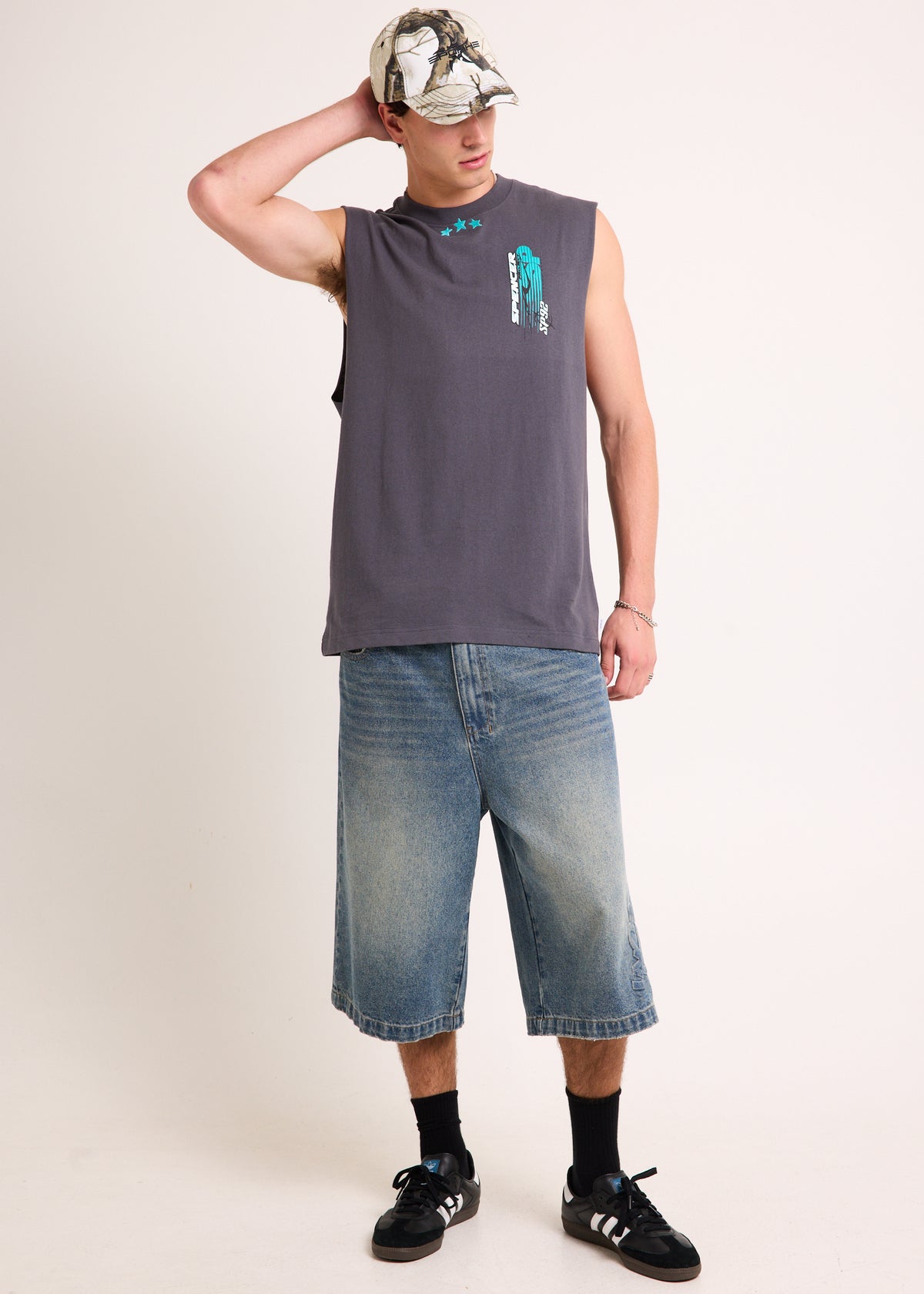 Trackstar Tank WASHED BLACK