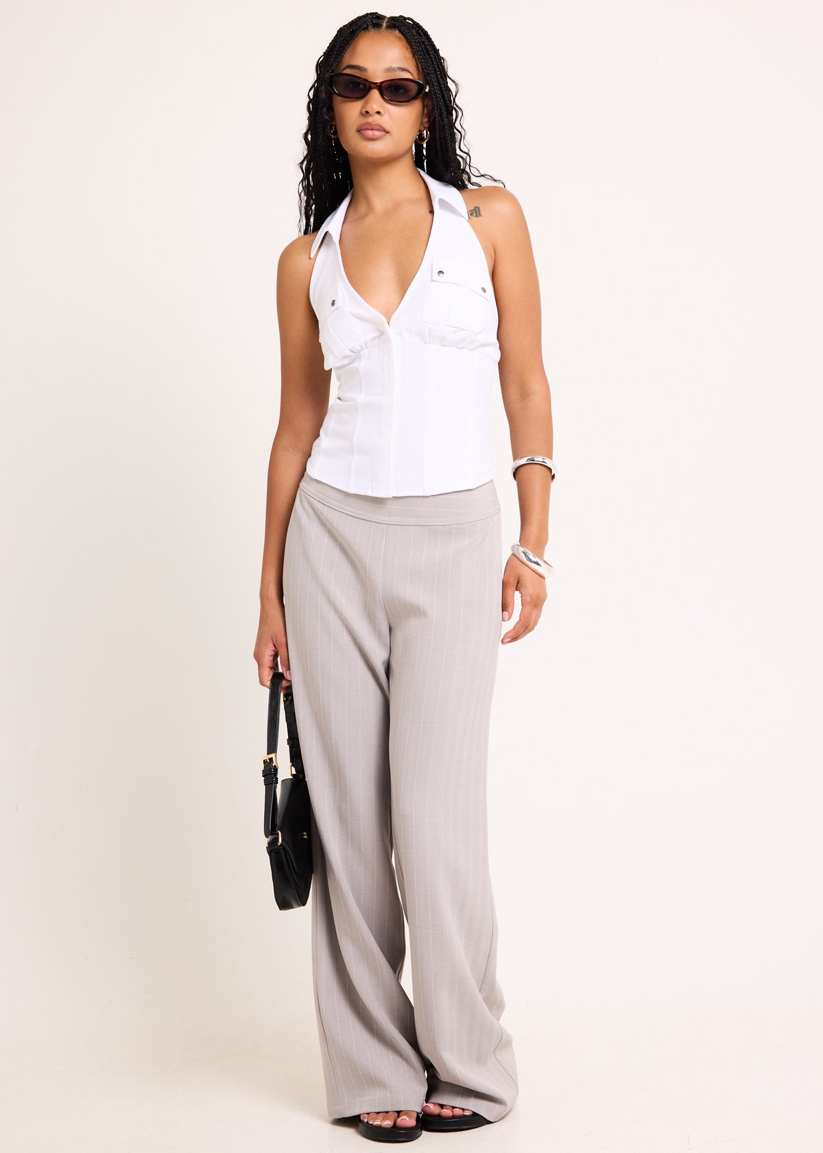 Utility Halter Top NATURAL