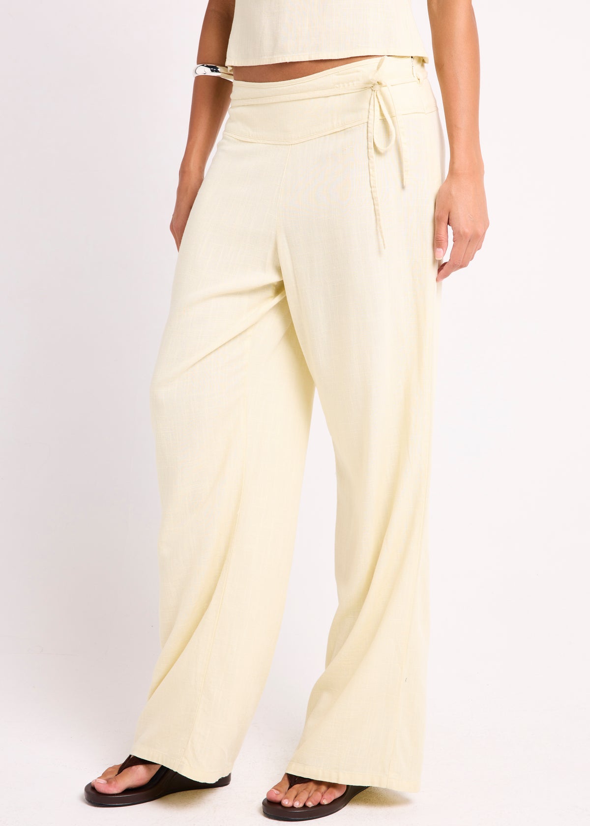 Bahia Wide Leg Pants BUTTER