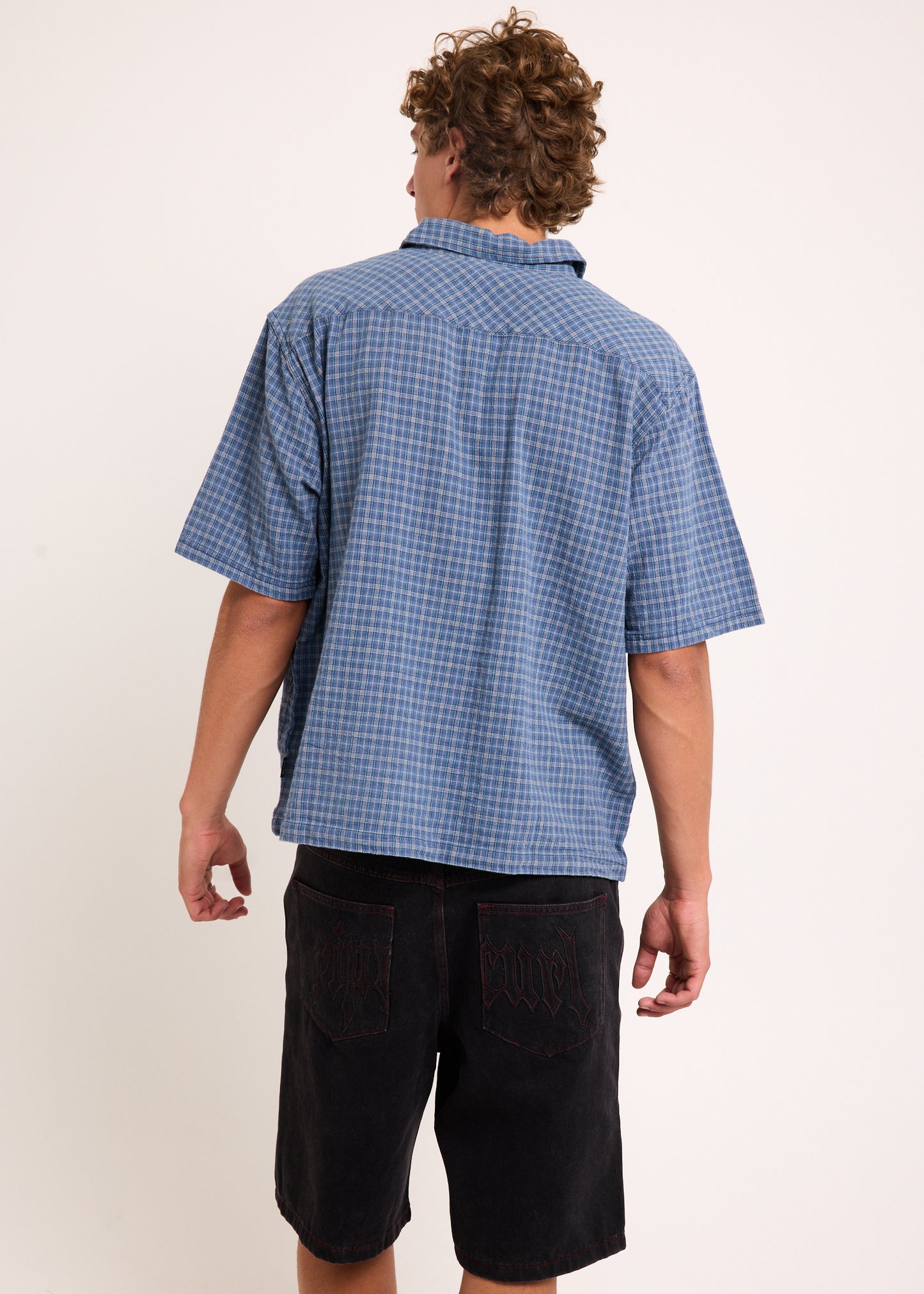Archive Goth Plaid Short Sleeve Shirt