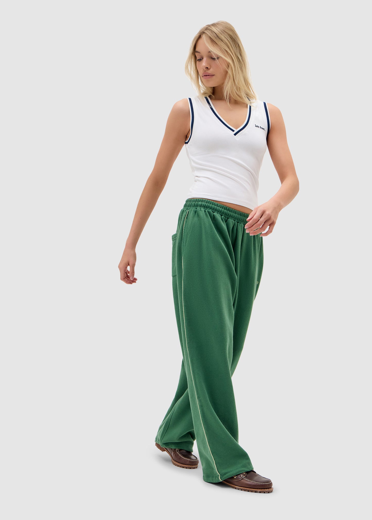 Harri Wide Leg Jogger Pants