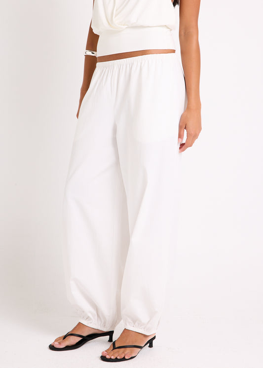 Clara Bubble Pants OFF WHITE