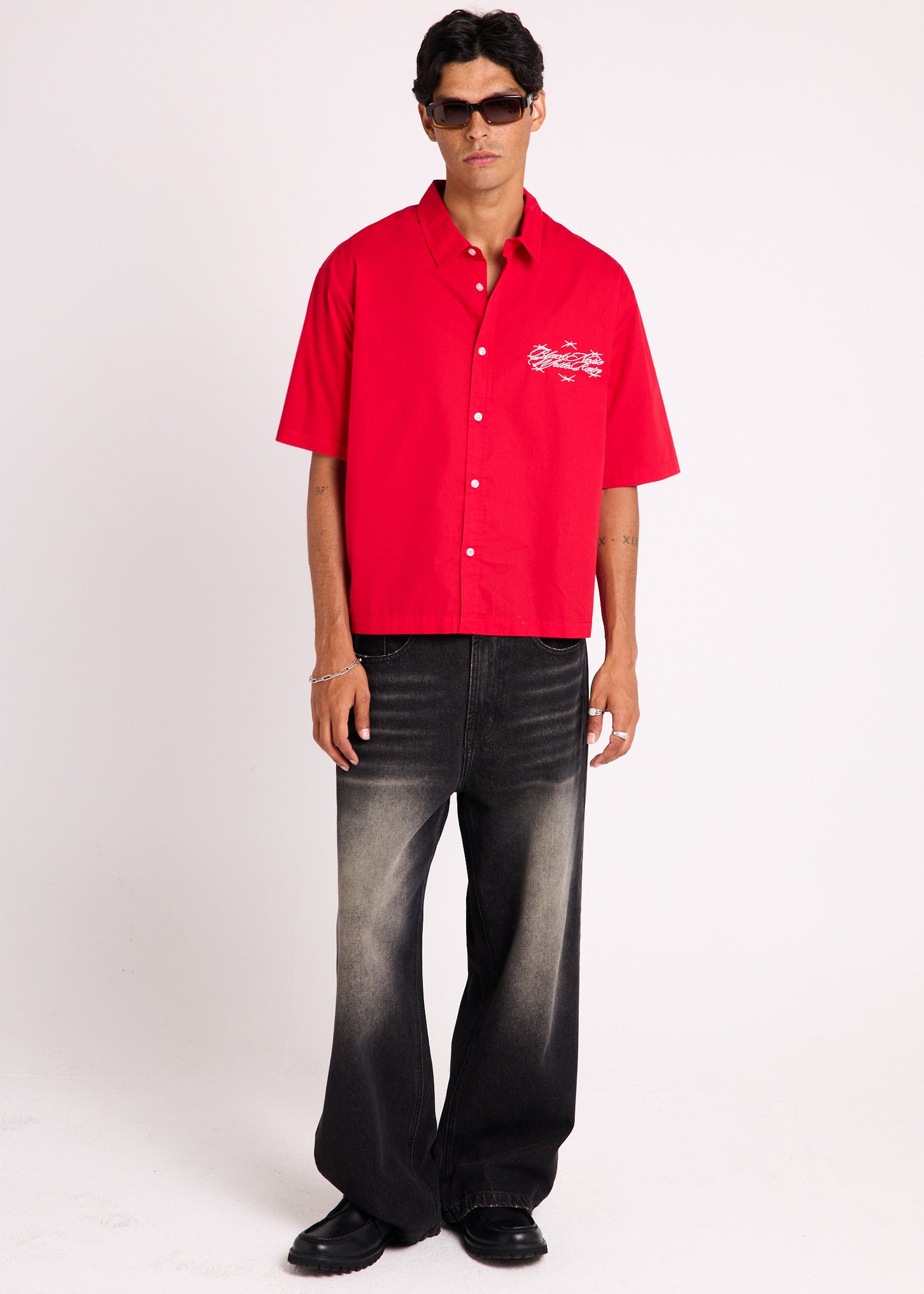 Script Short Sleeve Shirt