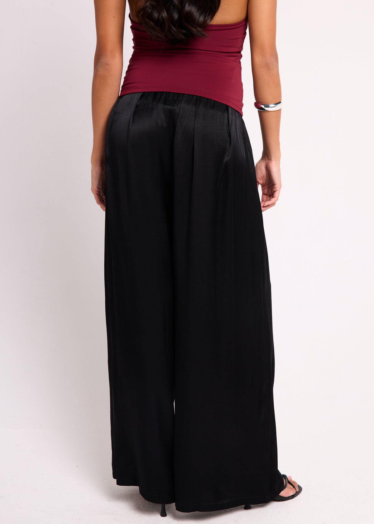 Aliyah Wide Leg Pants BLACK