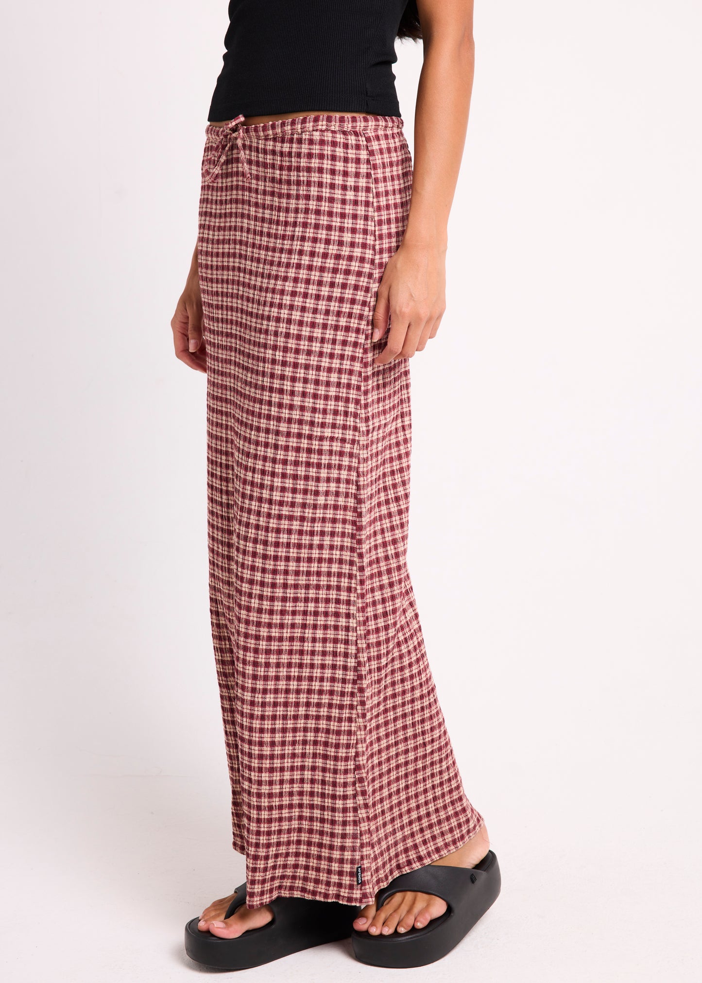 Capricorn Seersucker Maxi Skirt
