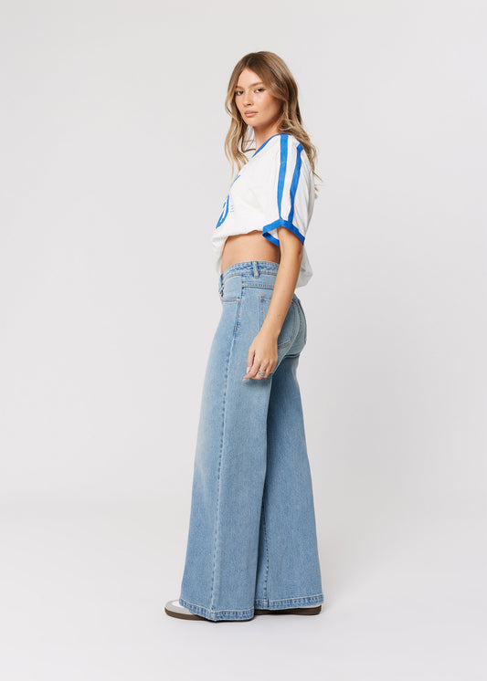 95 Mid & Wide Denim Jeans Stevie STEVIE