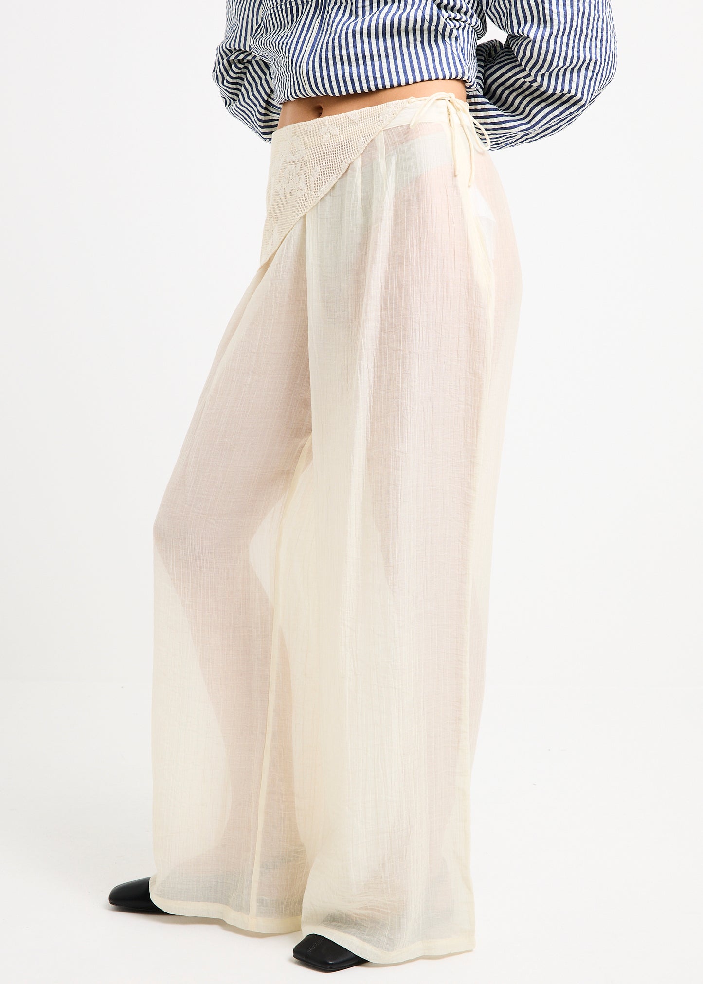 Jaqui Scarf Tie Pants