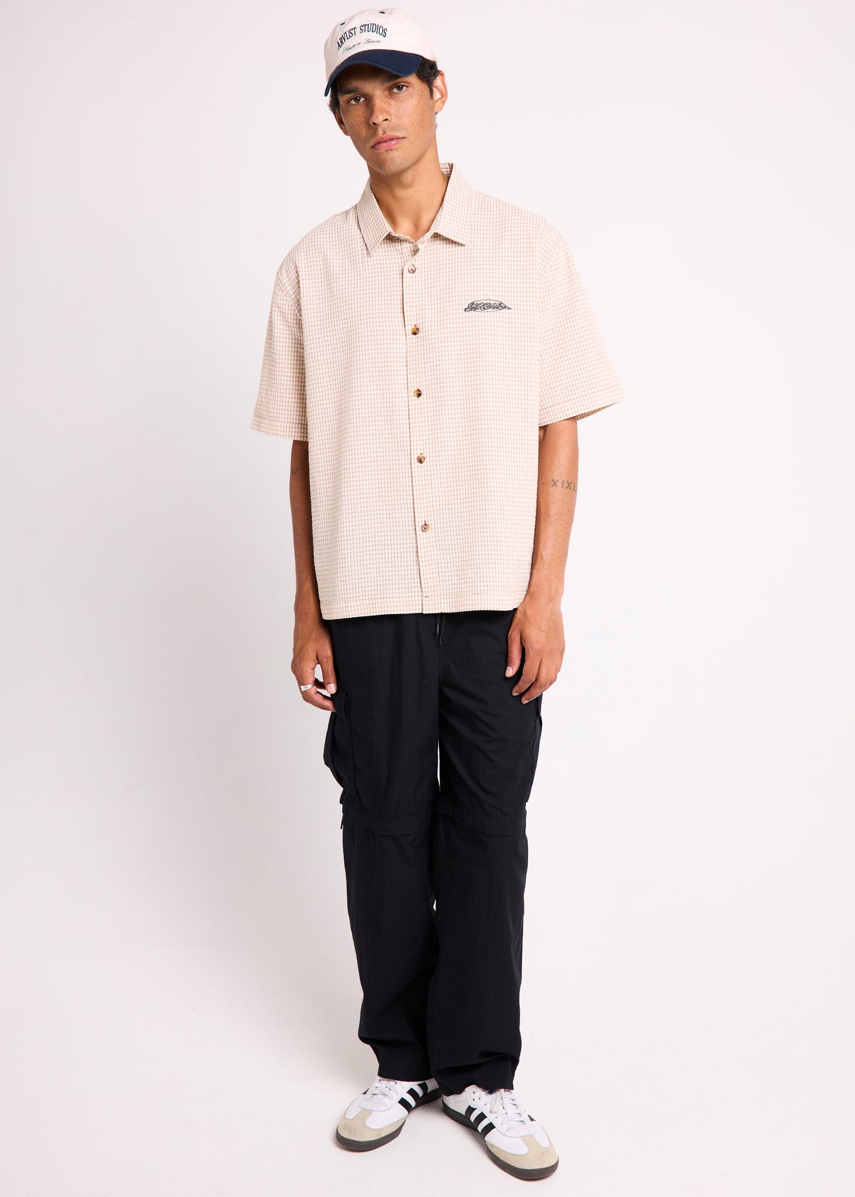 Hobart  Short Sleeve Shirt TAN
