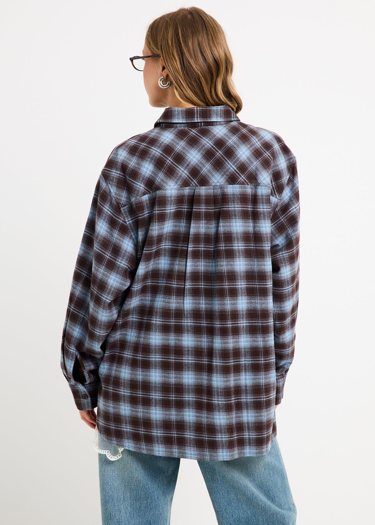 Arlo Plaid Boyfriend Long Sleeve Shirt ASSORTED
