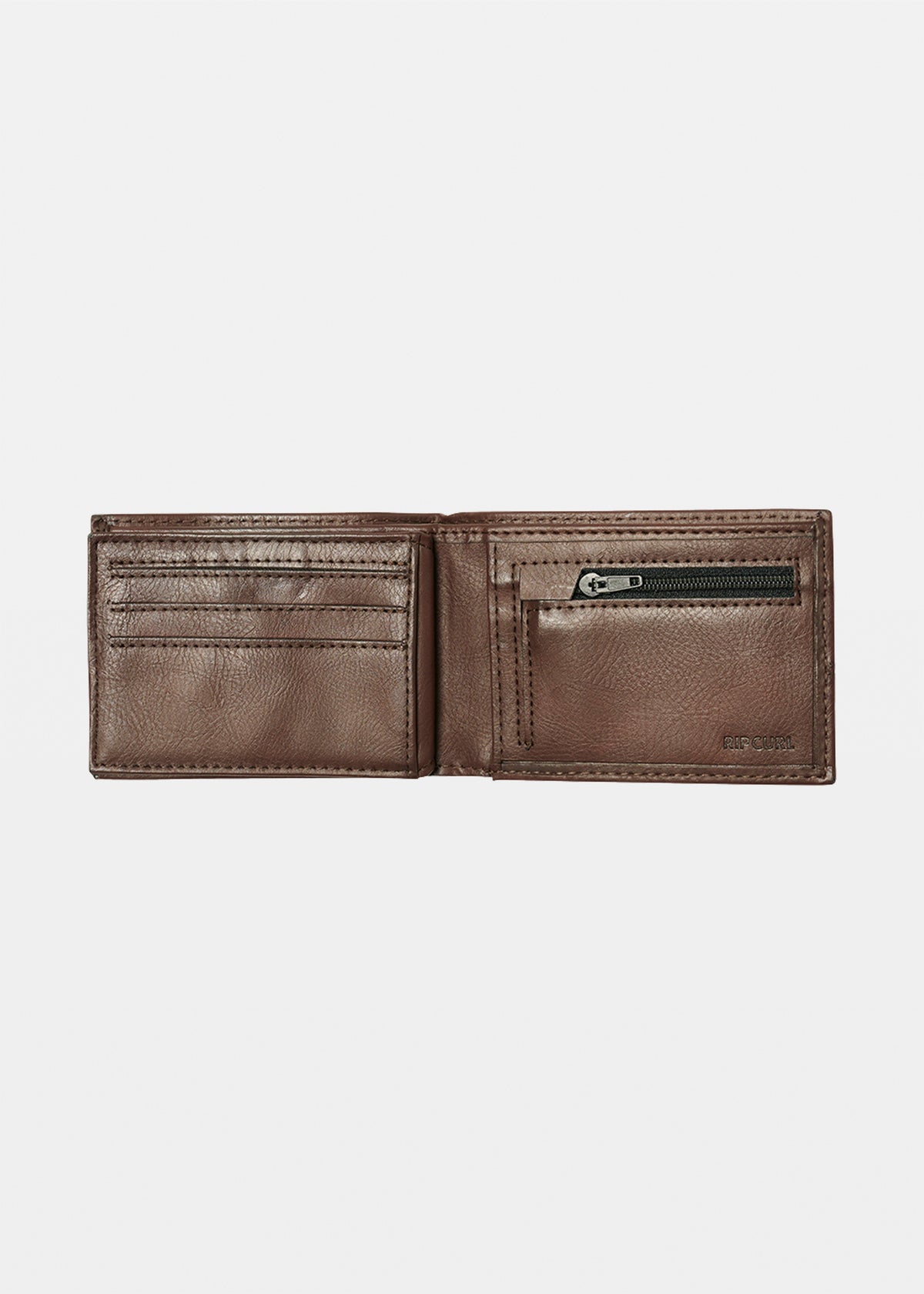 Corpawatu Icon PU Slim Wallet BLACK/TAN