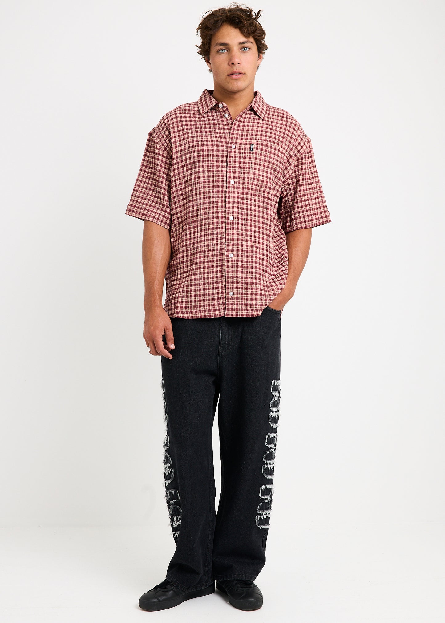 Capricorn Seersucker Short Sleeve Shirt