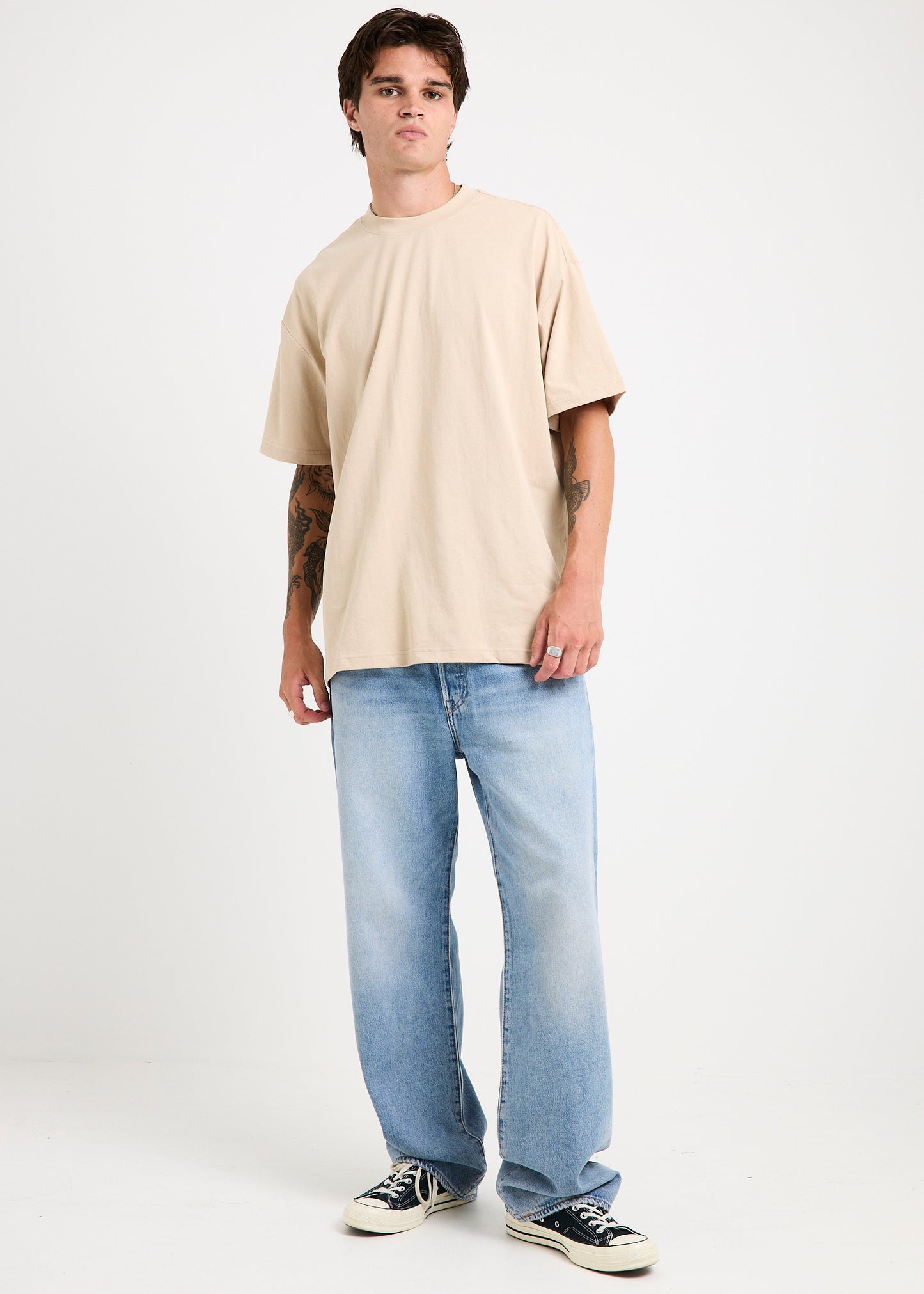 501 Loose Men's Denim Jeans In My Bronco Light Wash