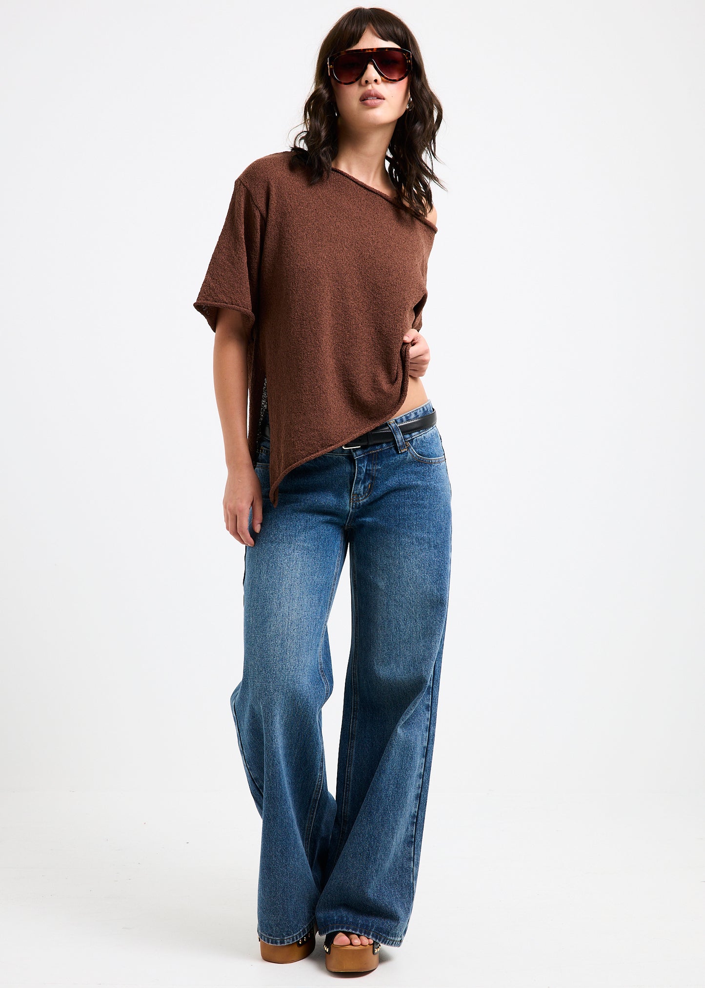 Asymmetric Knit Top