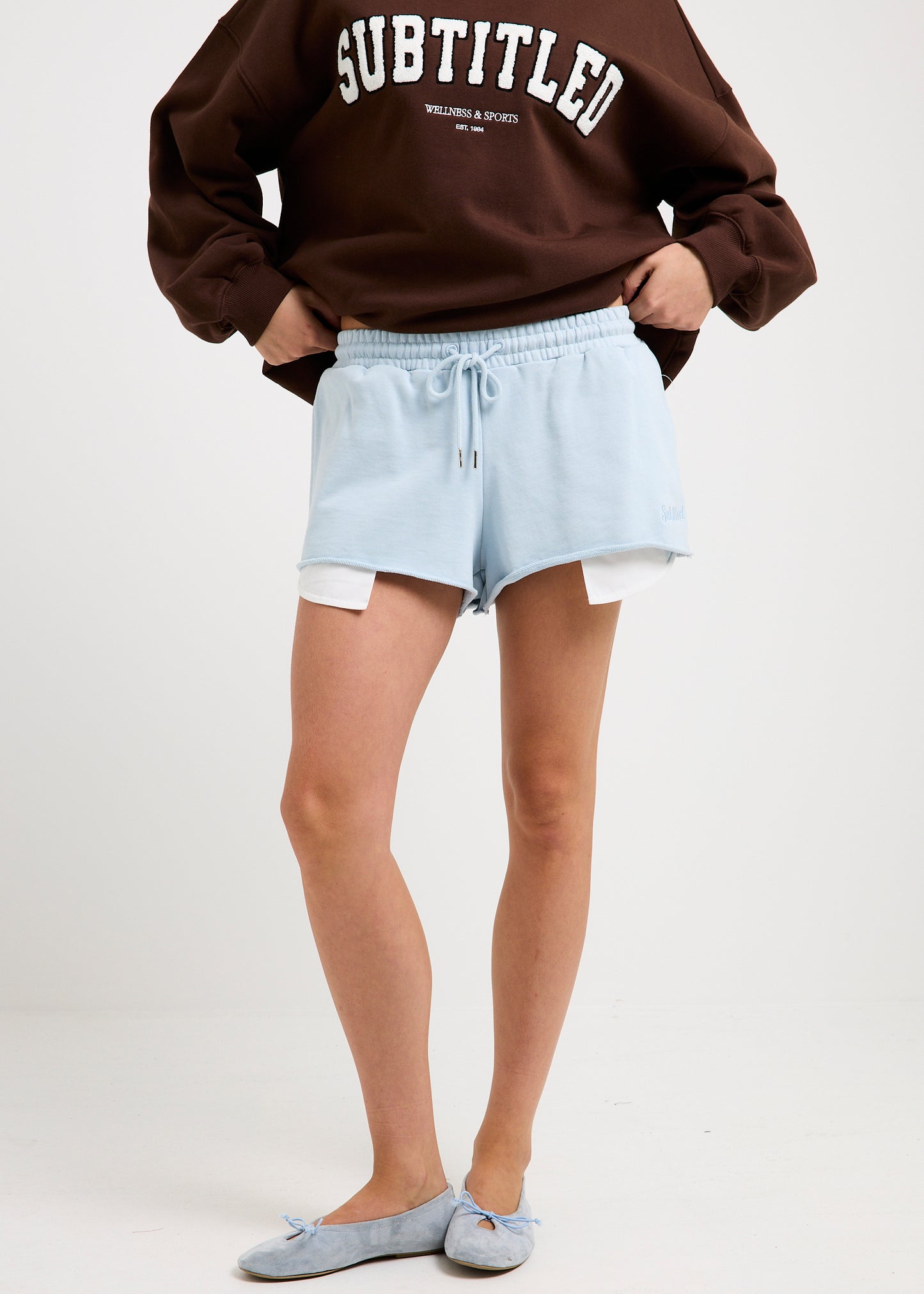 Aloha Cropped Fleece Shorts