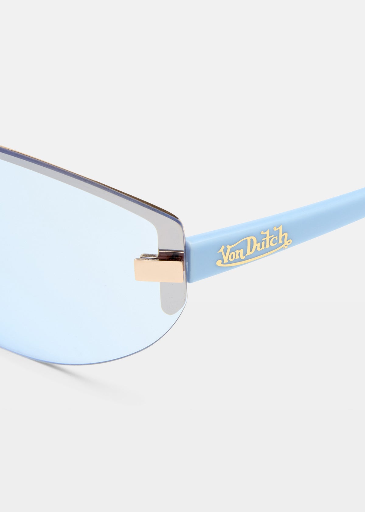 Bombshell Sunglasses GOLD / BABY BLUE SKY BLUE TINT