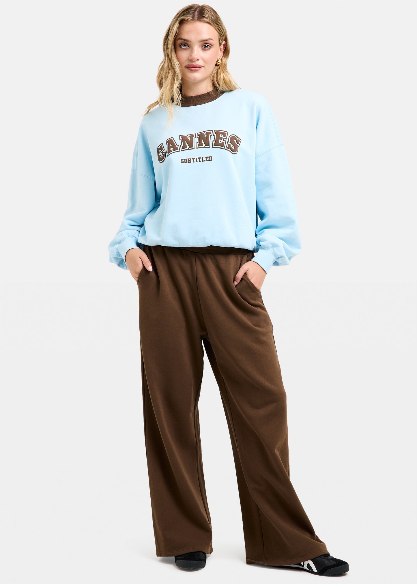 Cannes Contrast Crew Neck Jumper