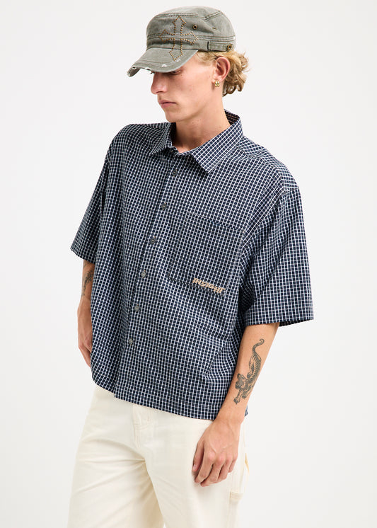 Litotes Short Sleeve Shirt NAVY