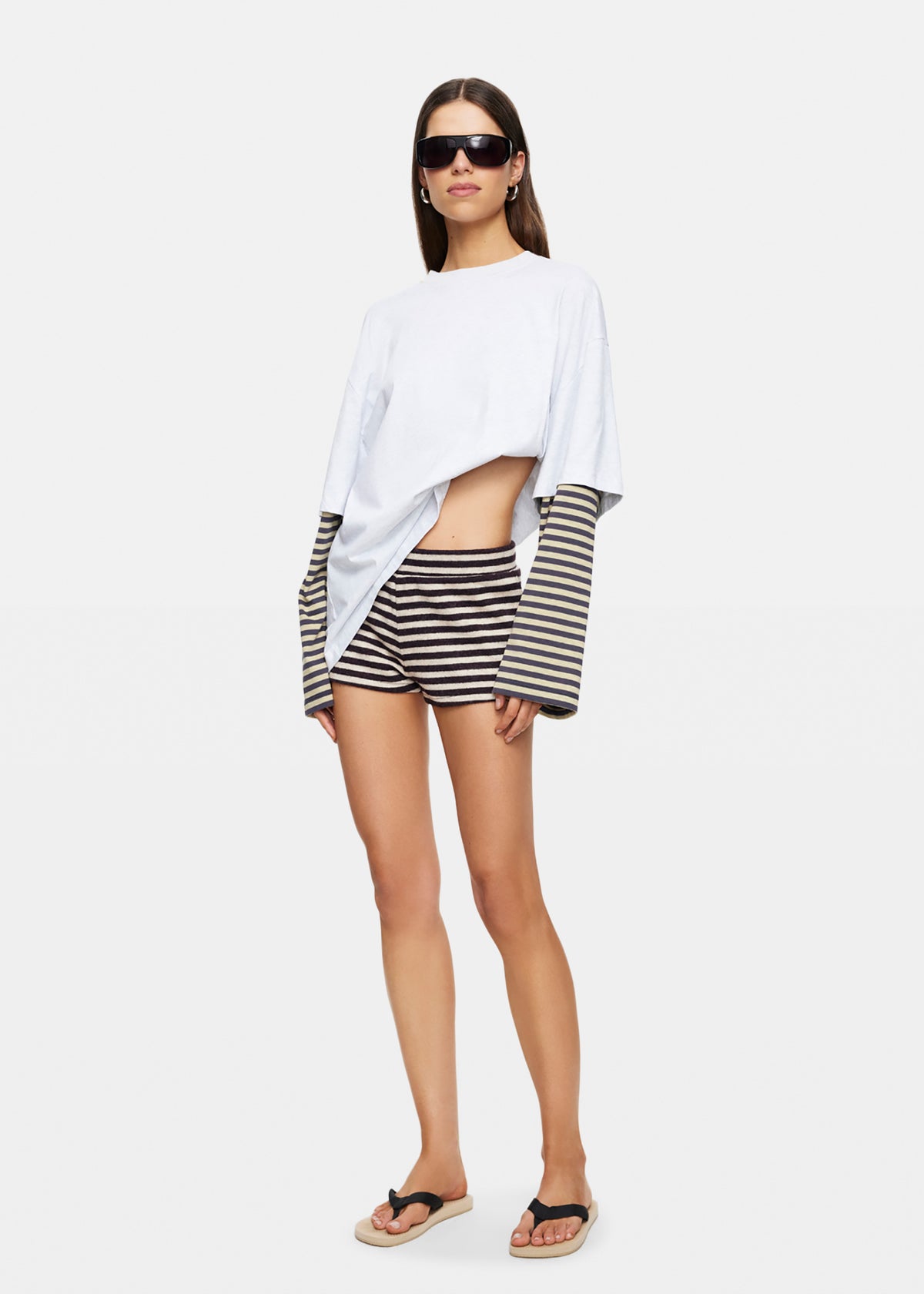 Bottega Shirt BEIGE STRIPE