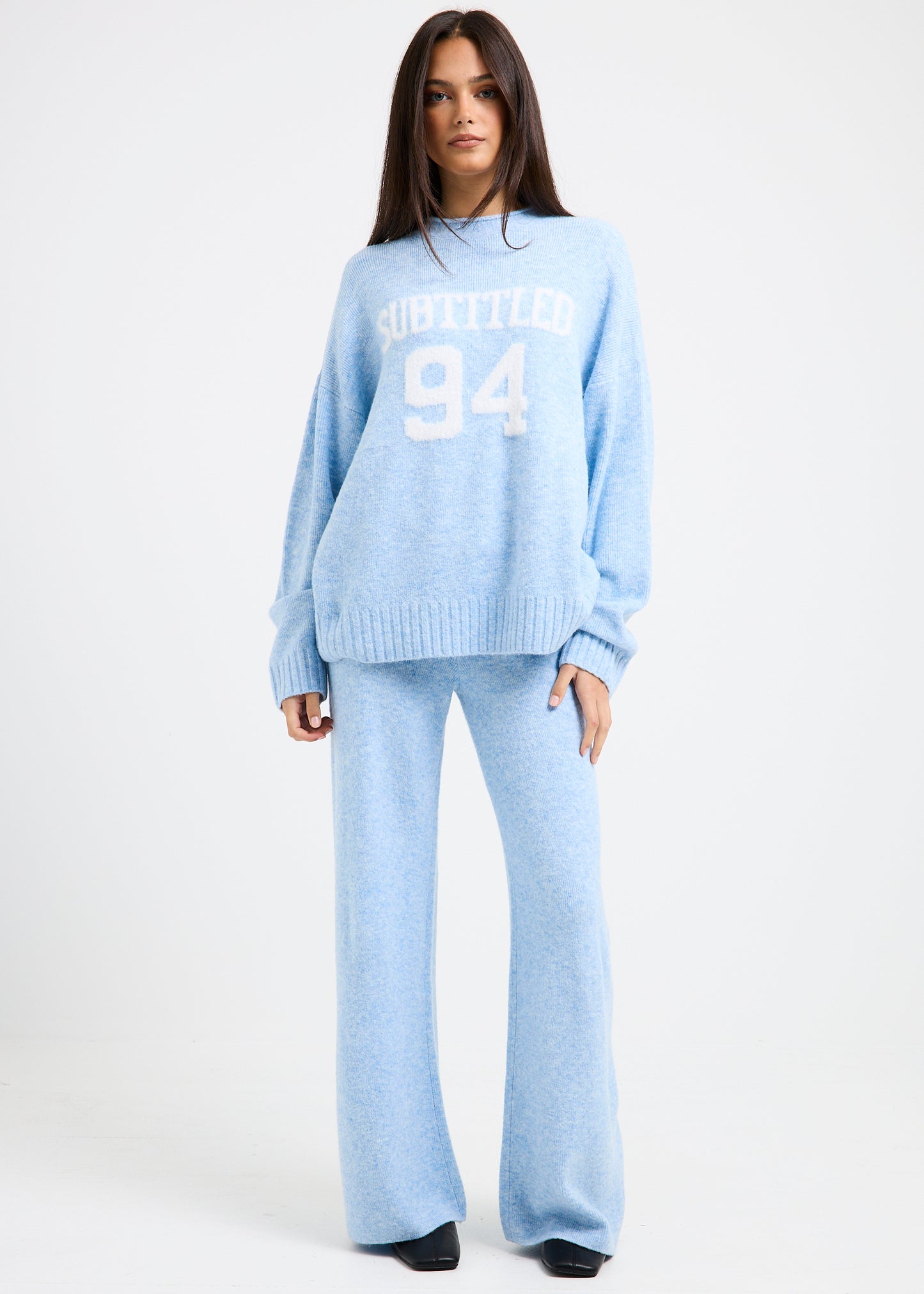 Kim Knit Oversized Crew Neck Jumper