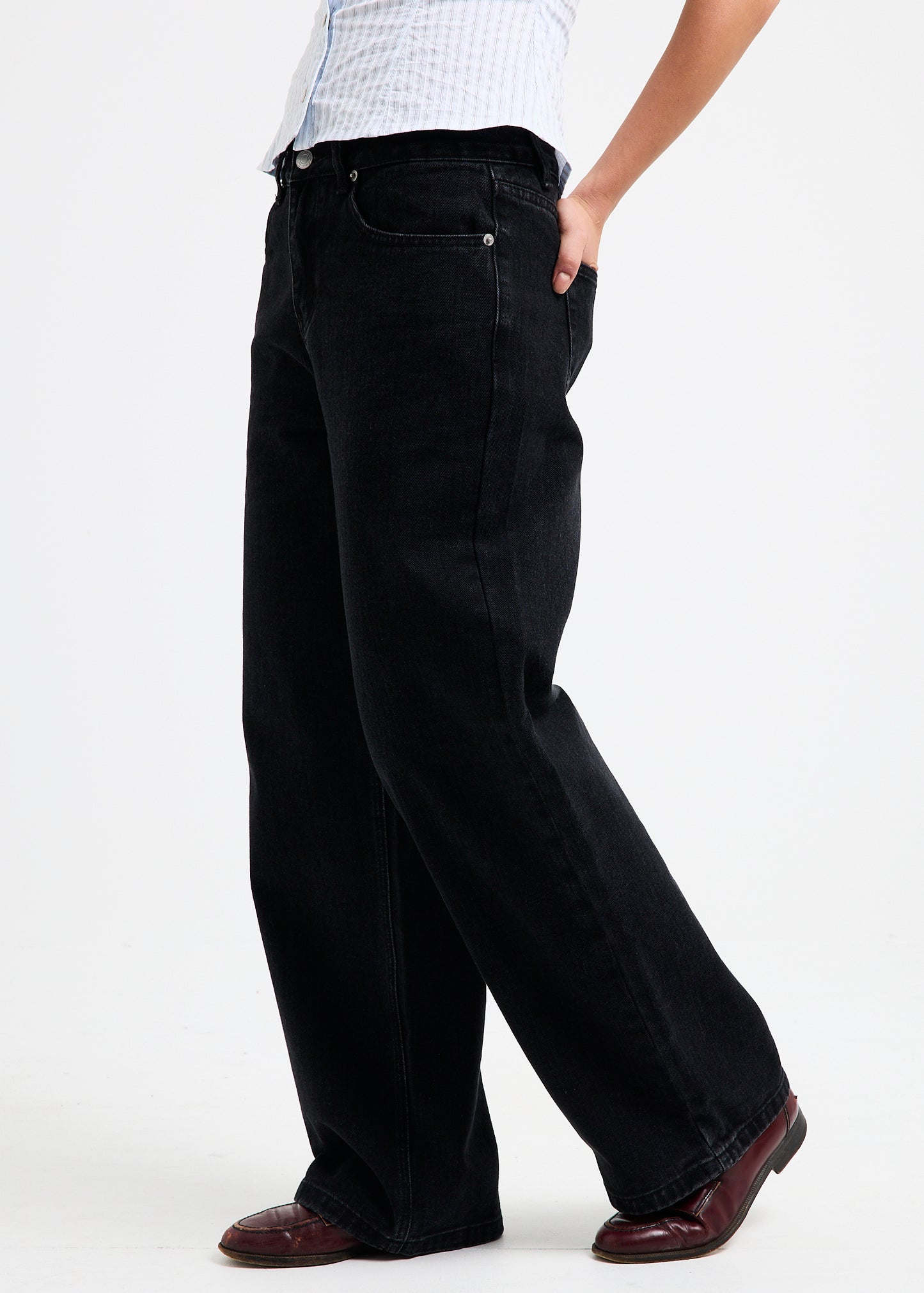 Priya Mid Straight Denim Jeans