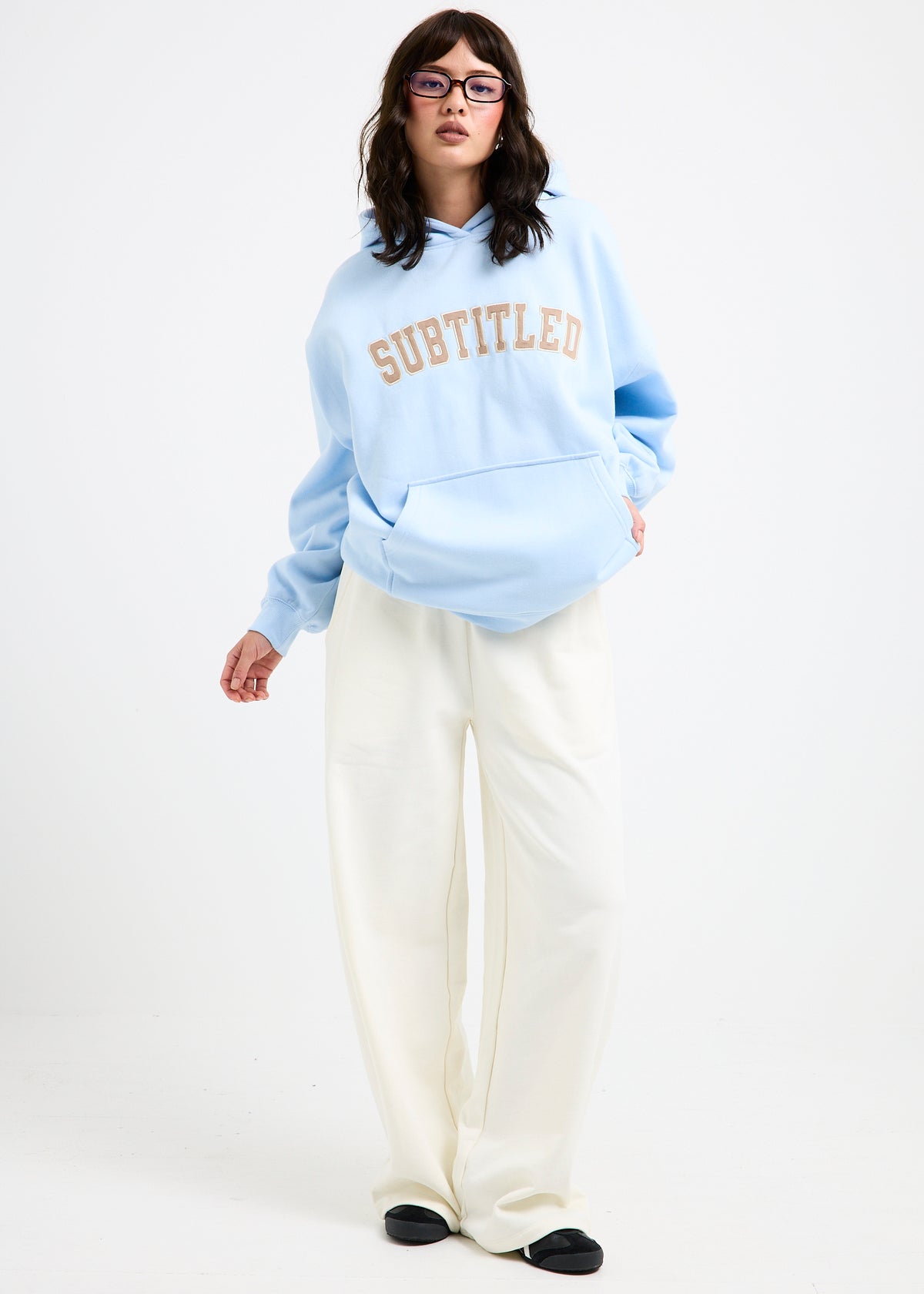 Island Oversized Hoodie BABY BLUE