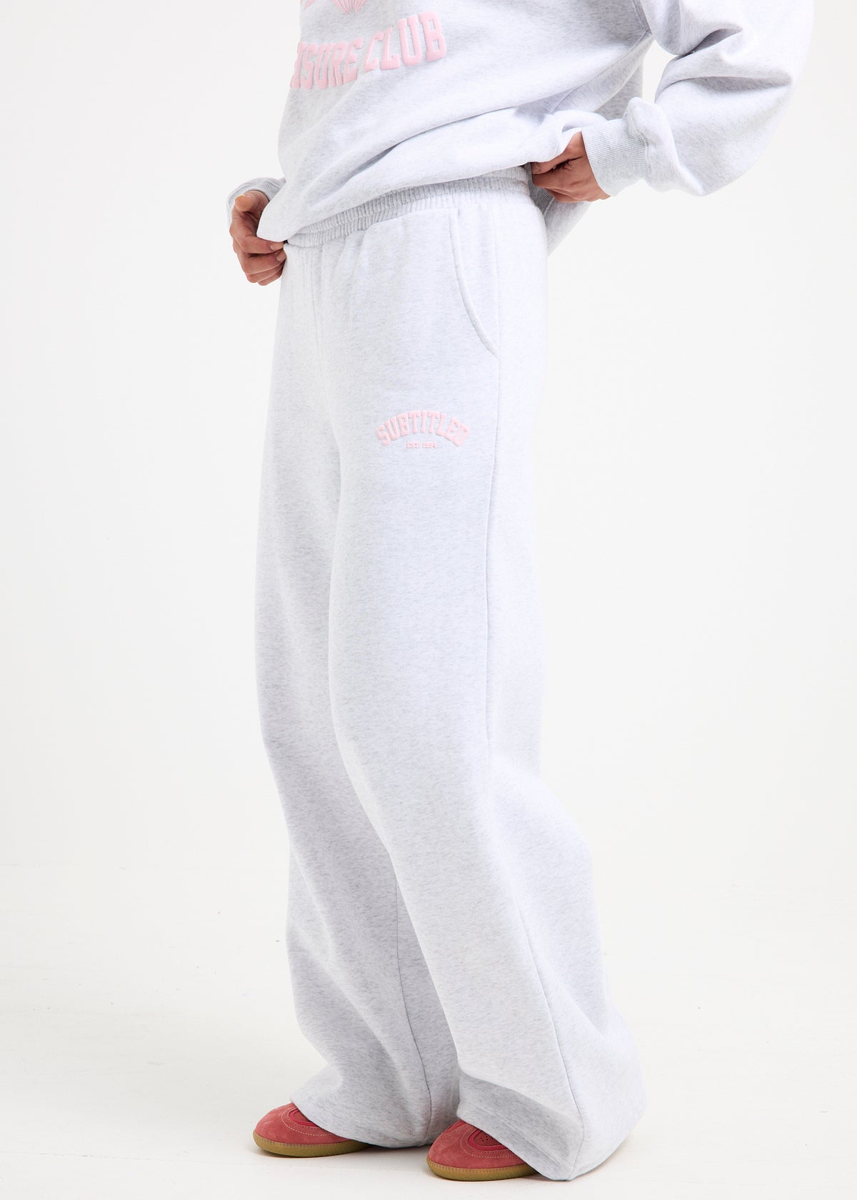 Manola Toggle Fleece Pants ECRU MARLE