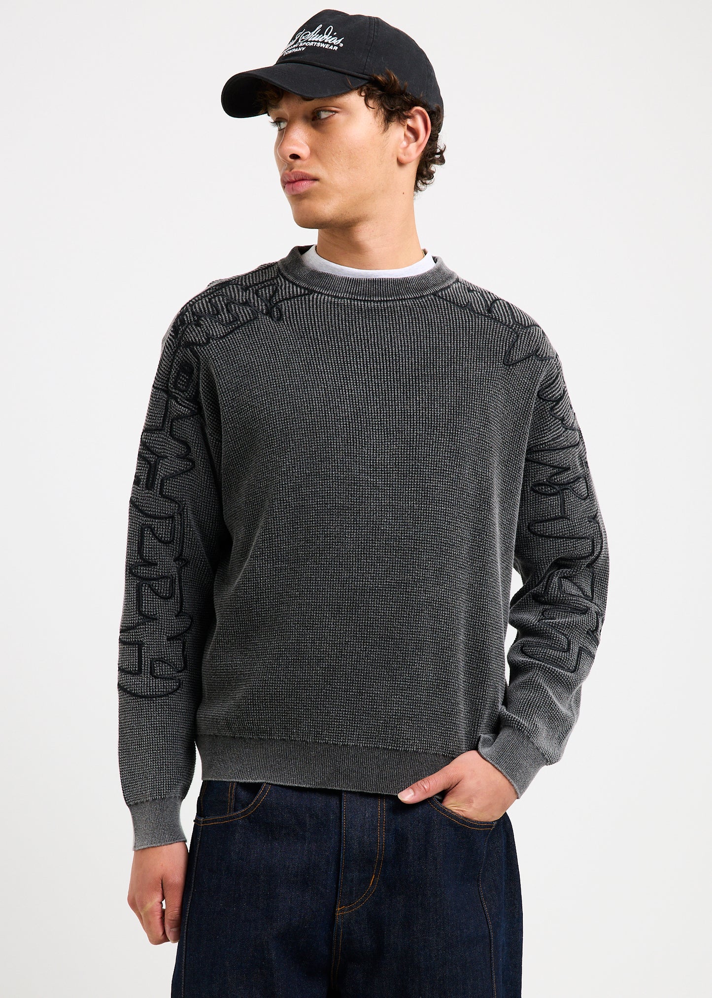 Scrawl Waffle Knit Jumper