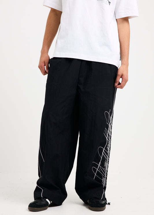 Charm Track Pants BLACK