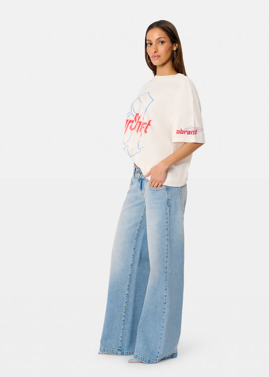 00 Super Low Wide Denim Jeans JODY BLUE